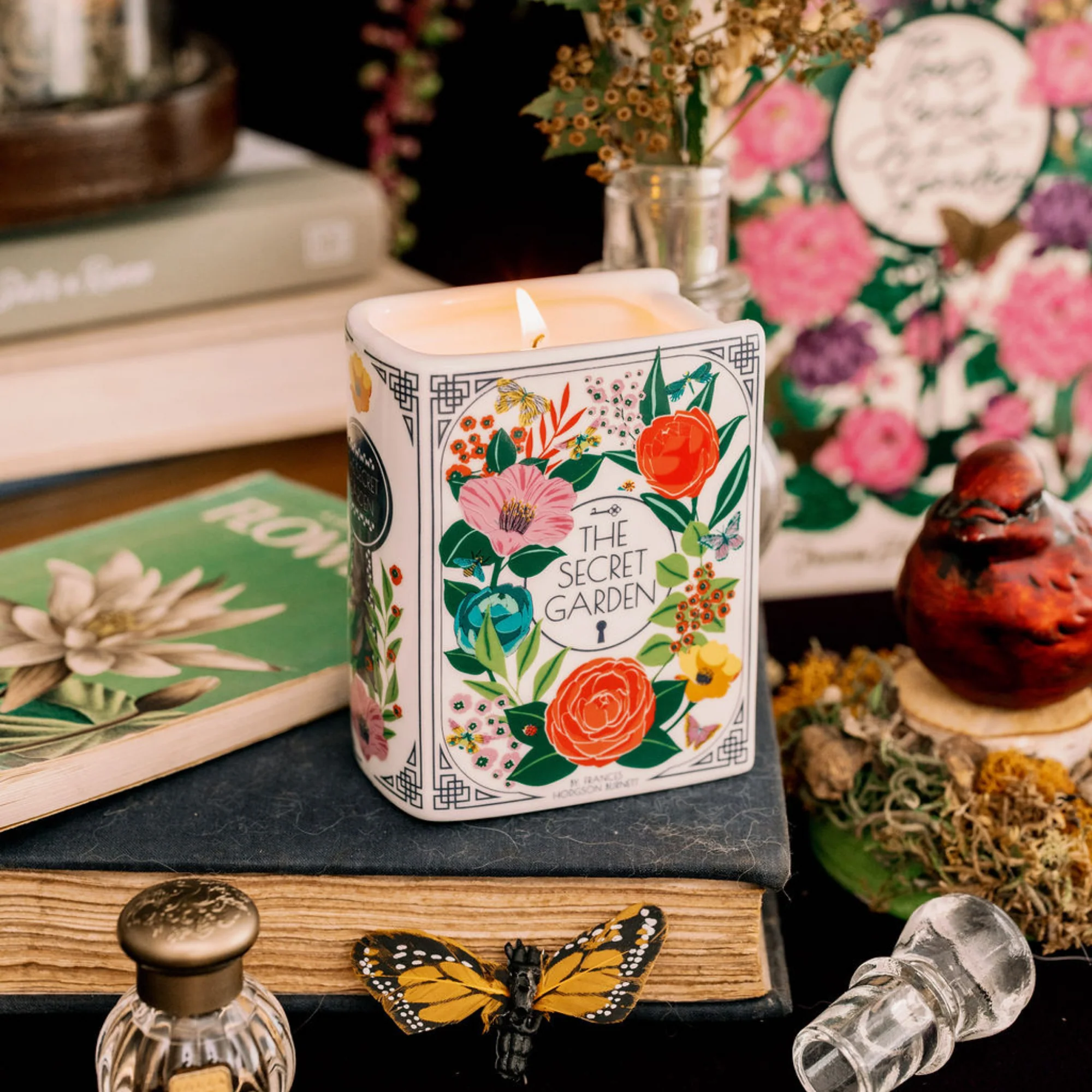 Book Shaped Candle, The Secret Garden (Jasmine and Cedar Wood) - Image 8