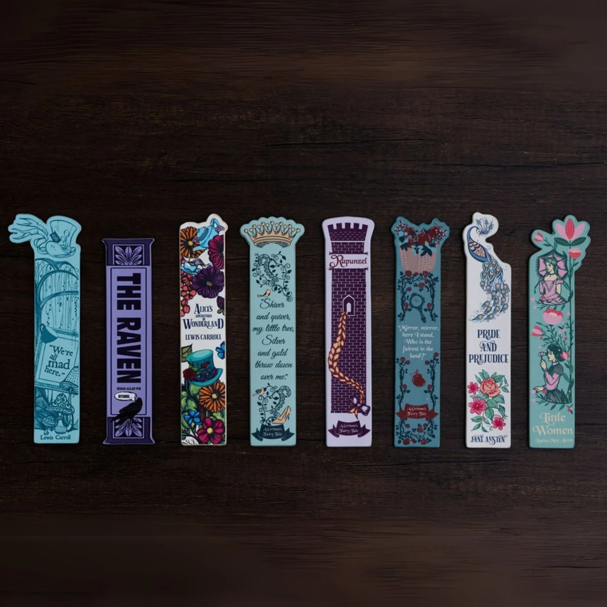 Bookmark, Alice's Adventures in Wonderland (Floral Nonsense) - Image 6