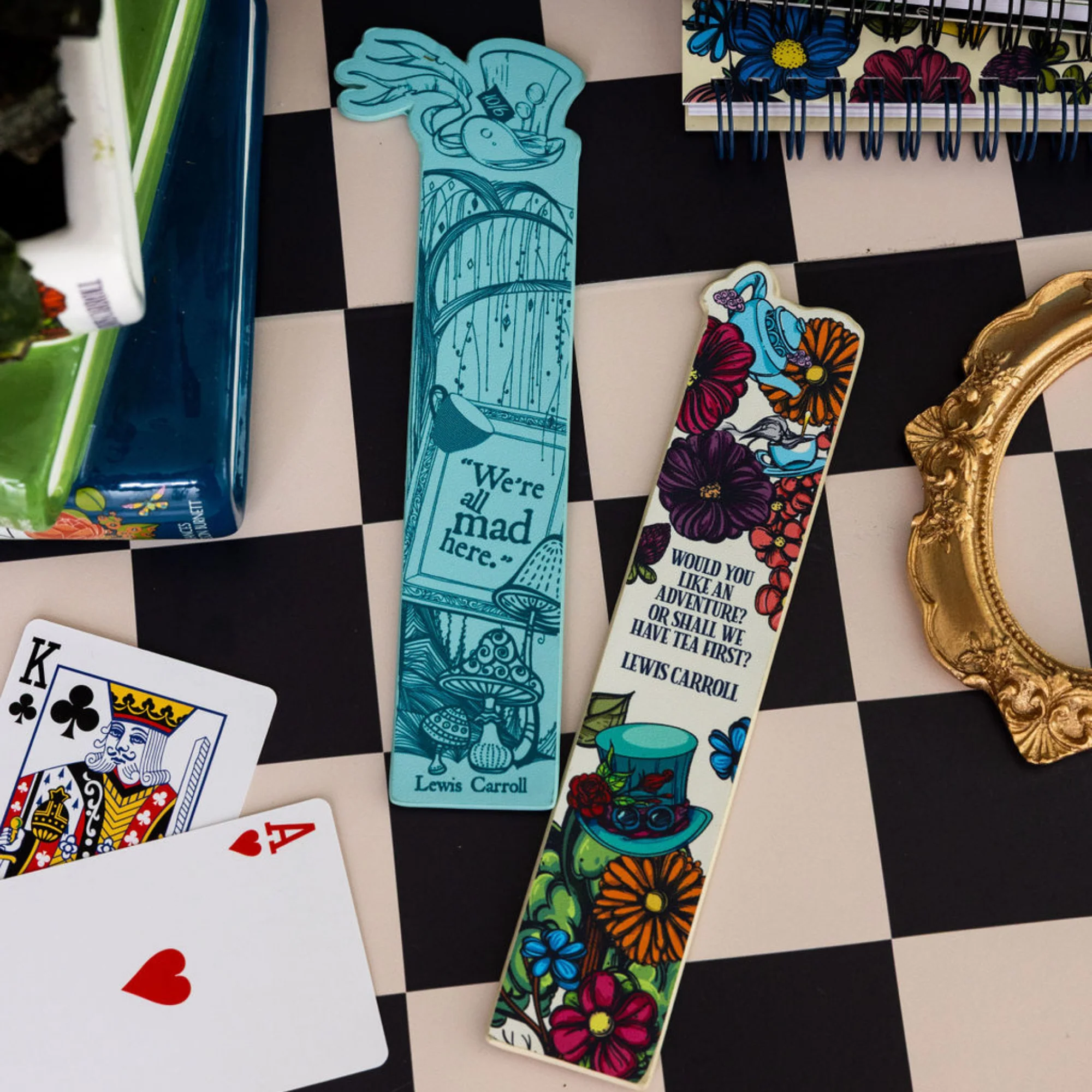 Bookmark, Alice's Adventures in Wonderland (Blue) - Image 3