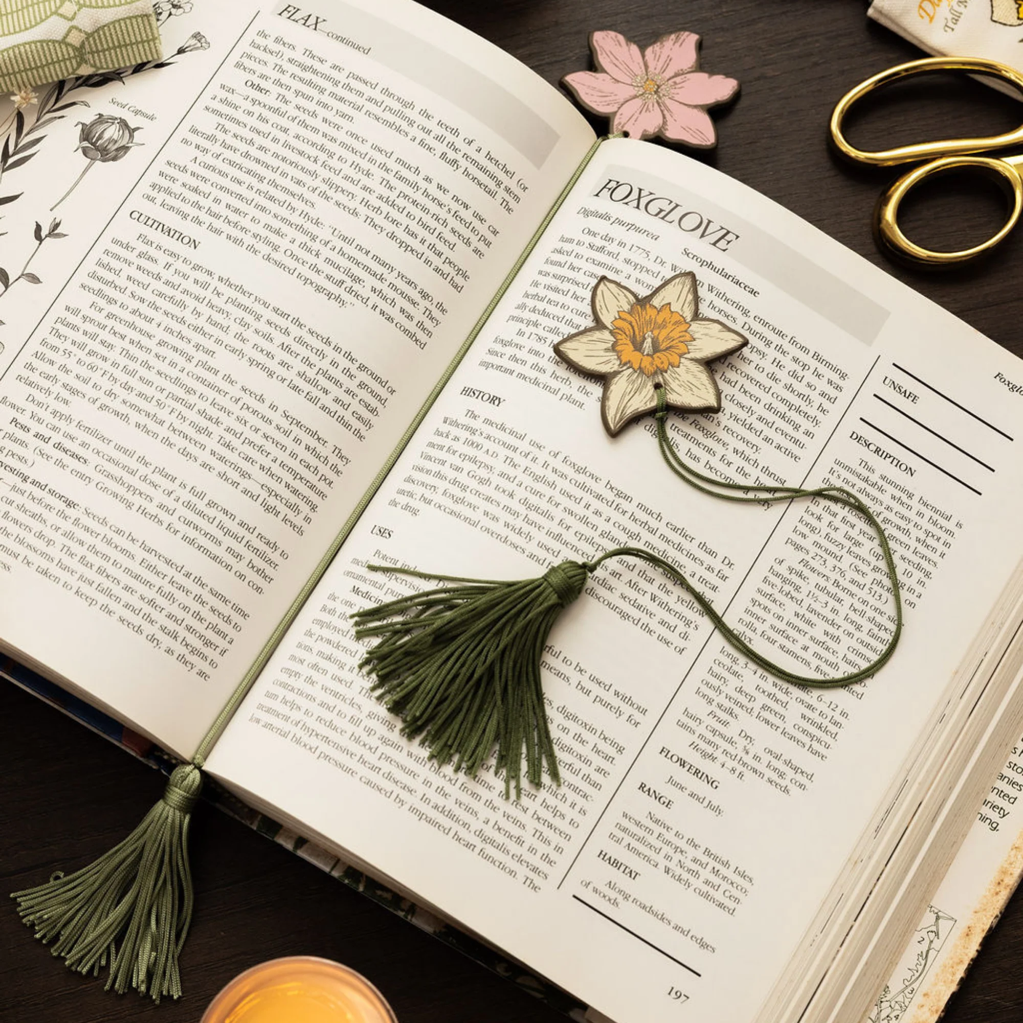 Bookmark Set of 2, Almanac of Wildflowers - Image 3