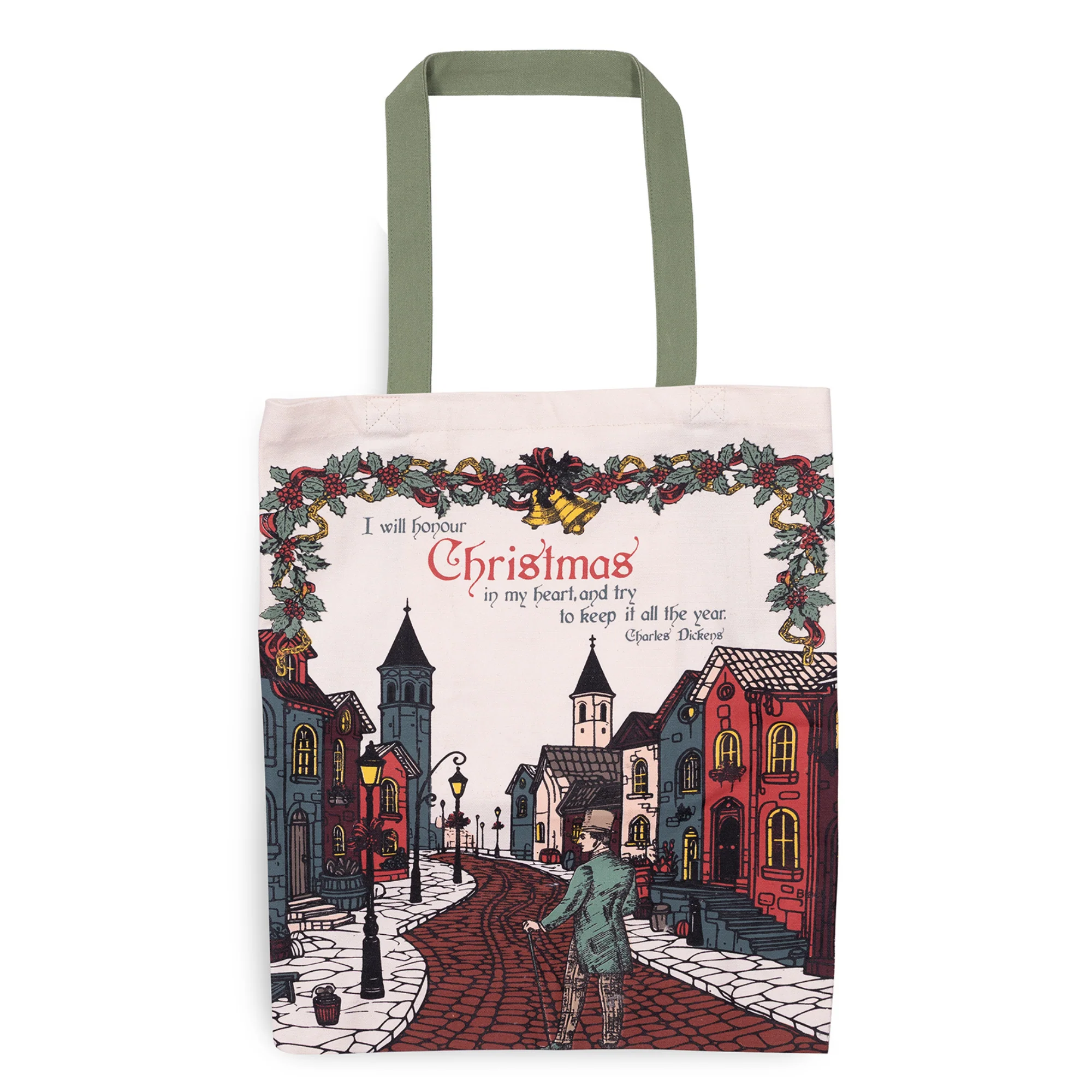 Canvas Tote Bag, A Christmas Carol - Image 2