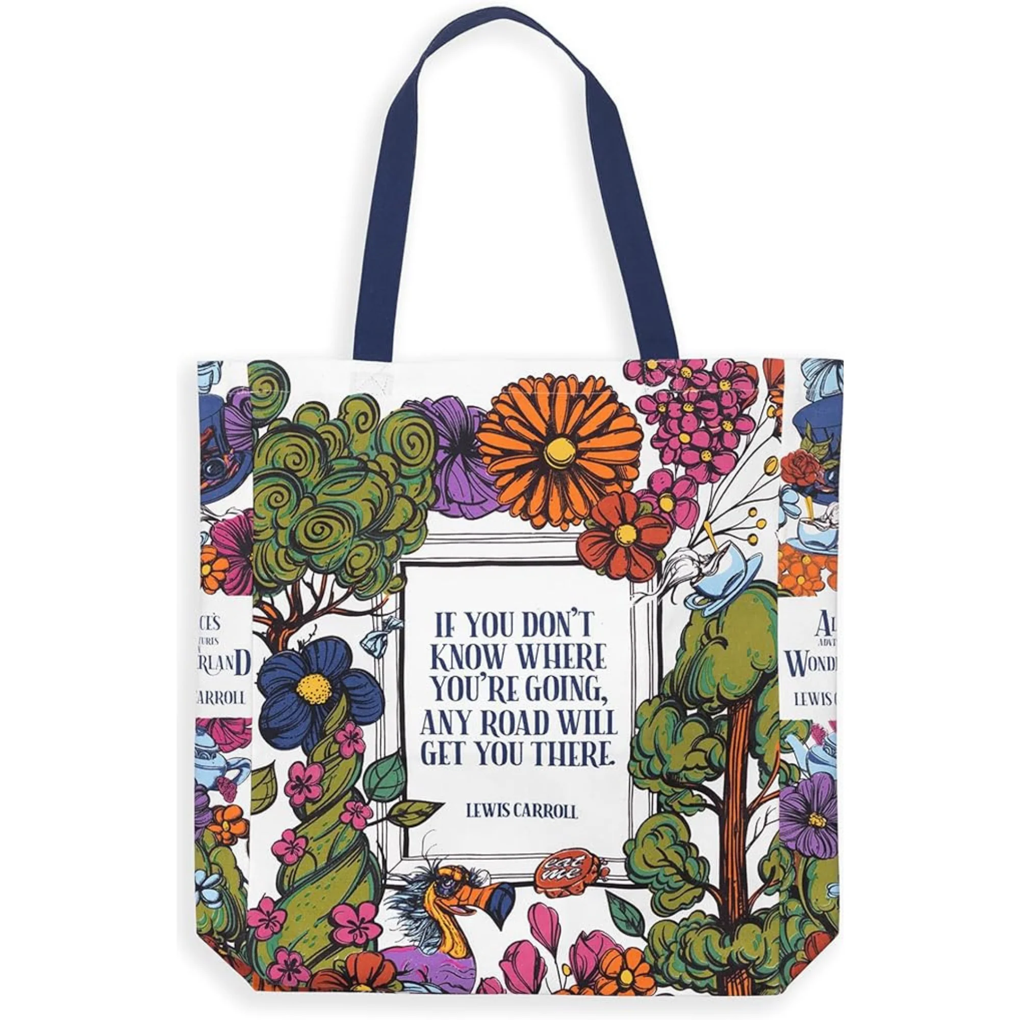 Canvas Tote Bag, Alice's Adventures in Wonderland - Image 2