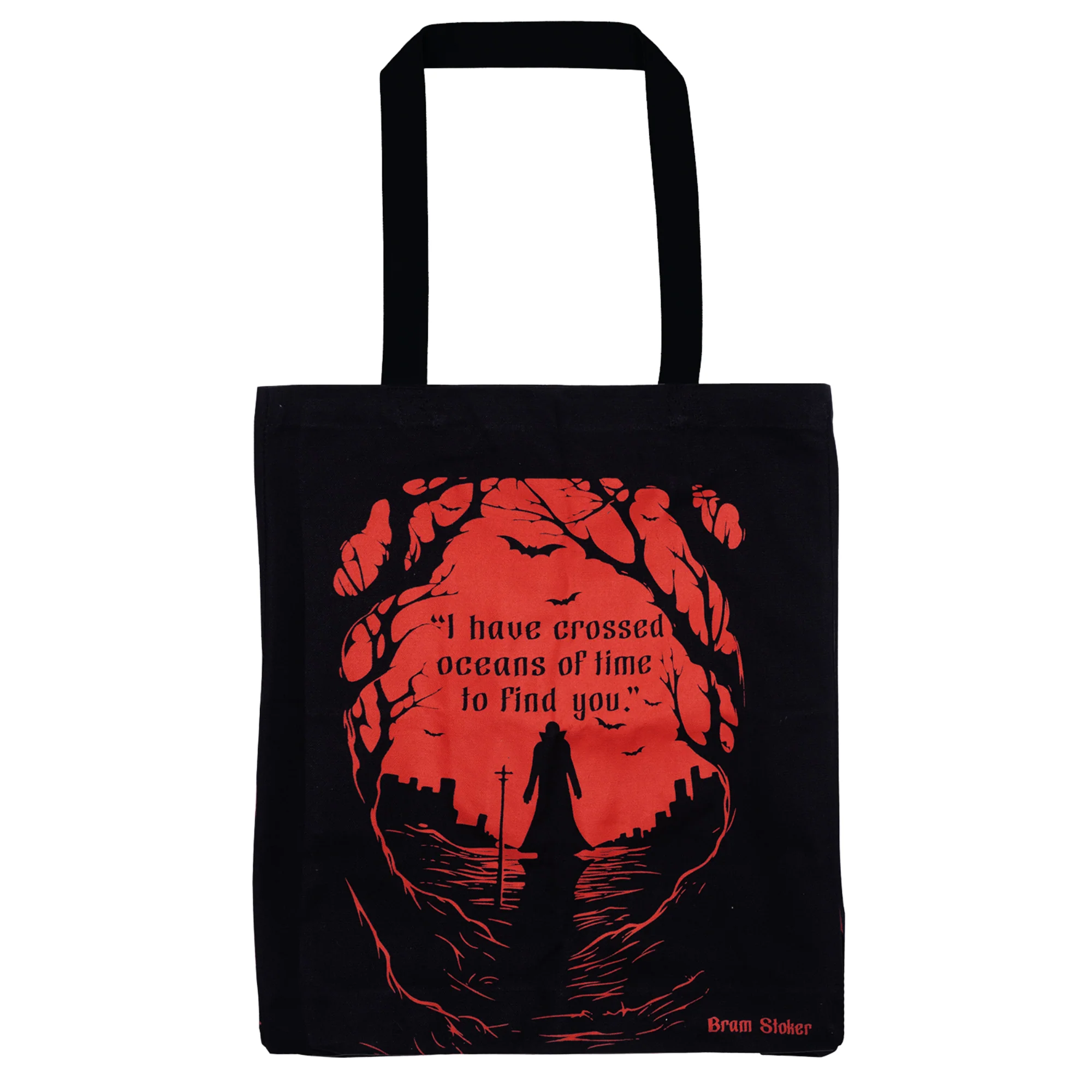 Canvas Tote Bag, Dracula - Image 2