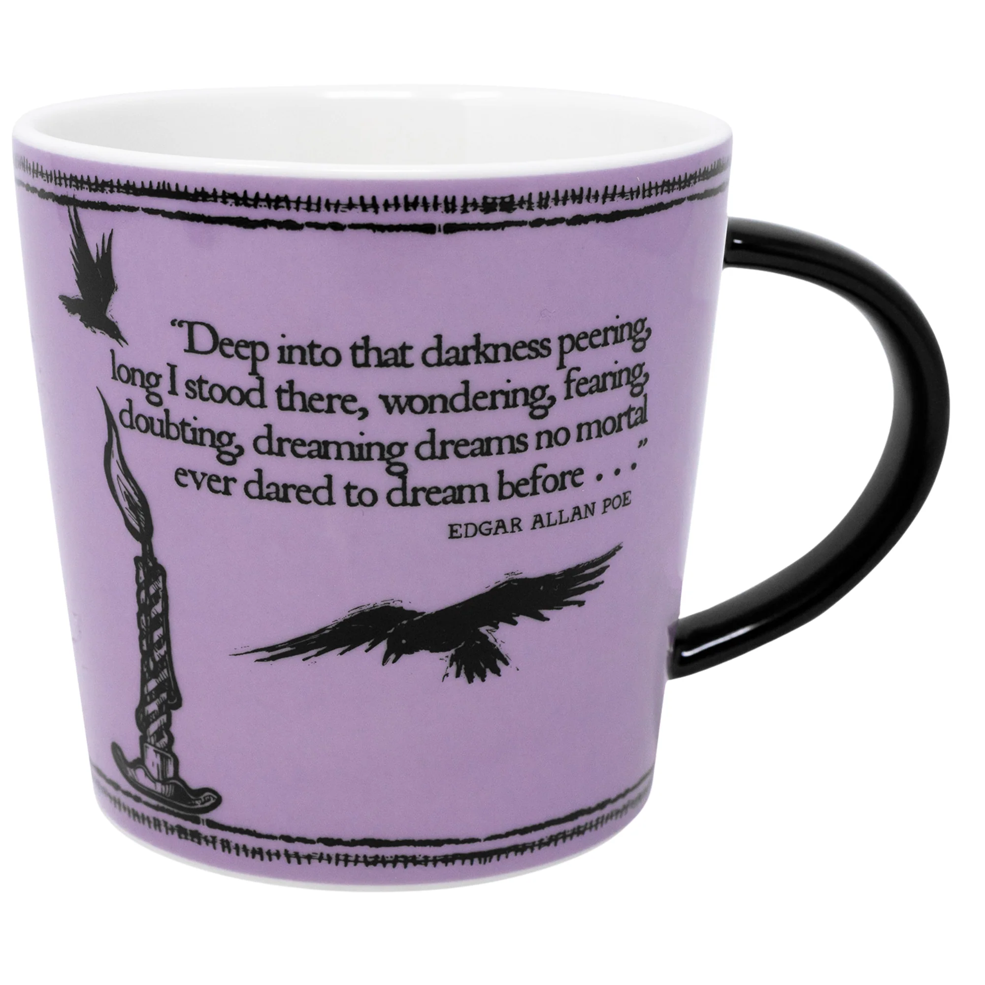 Ceramic Mug, The Raven (Purple) - Image 2