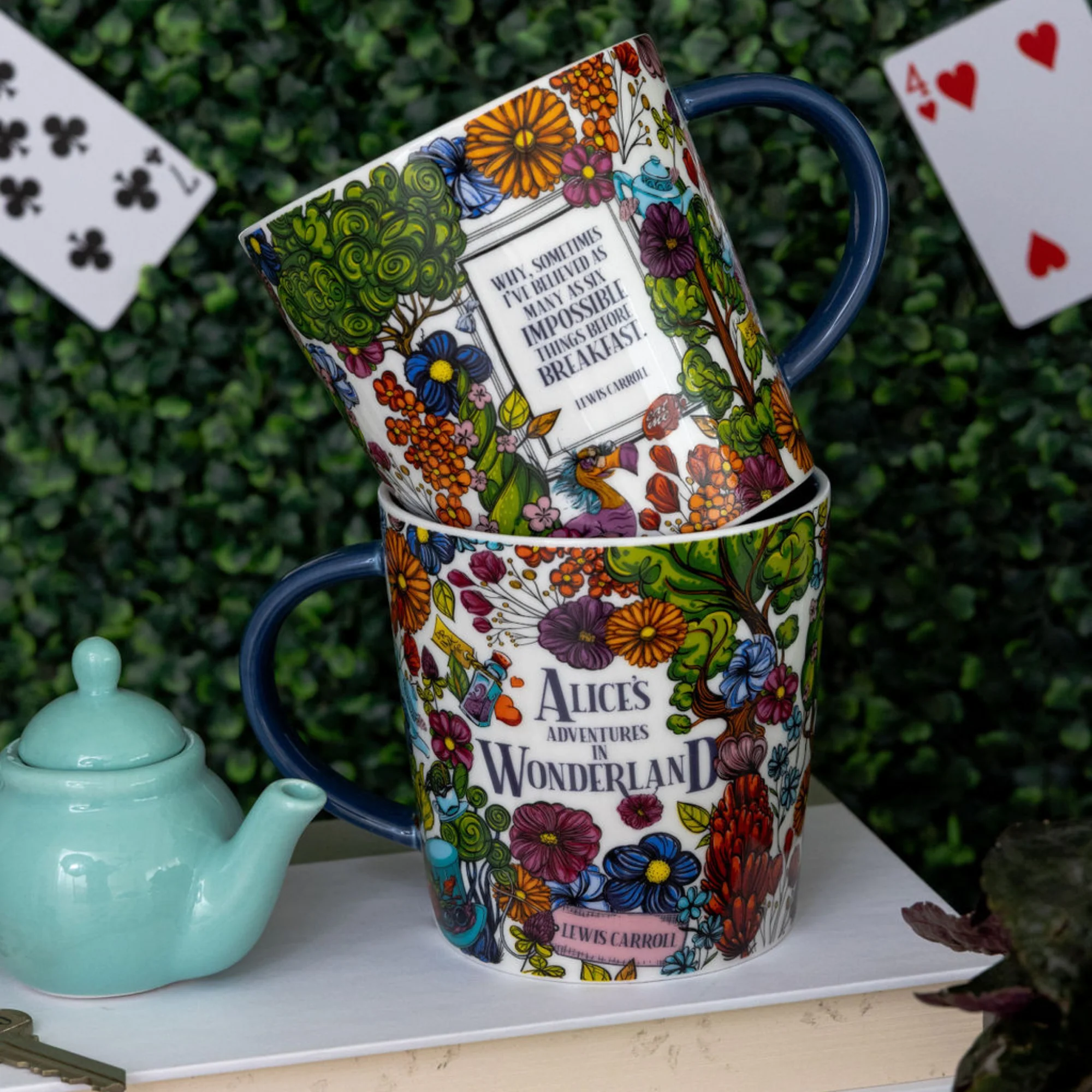 Ceramic Mug, Alice's Adventures in Wonderland (Floral Nonsense) - Image 5