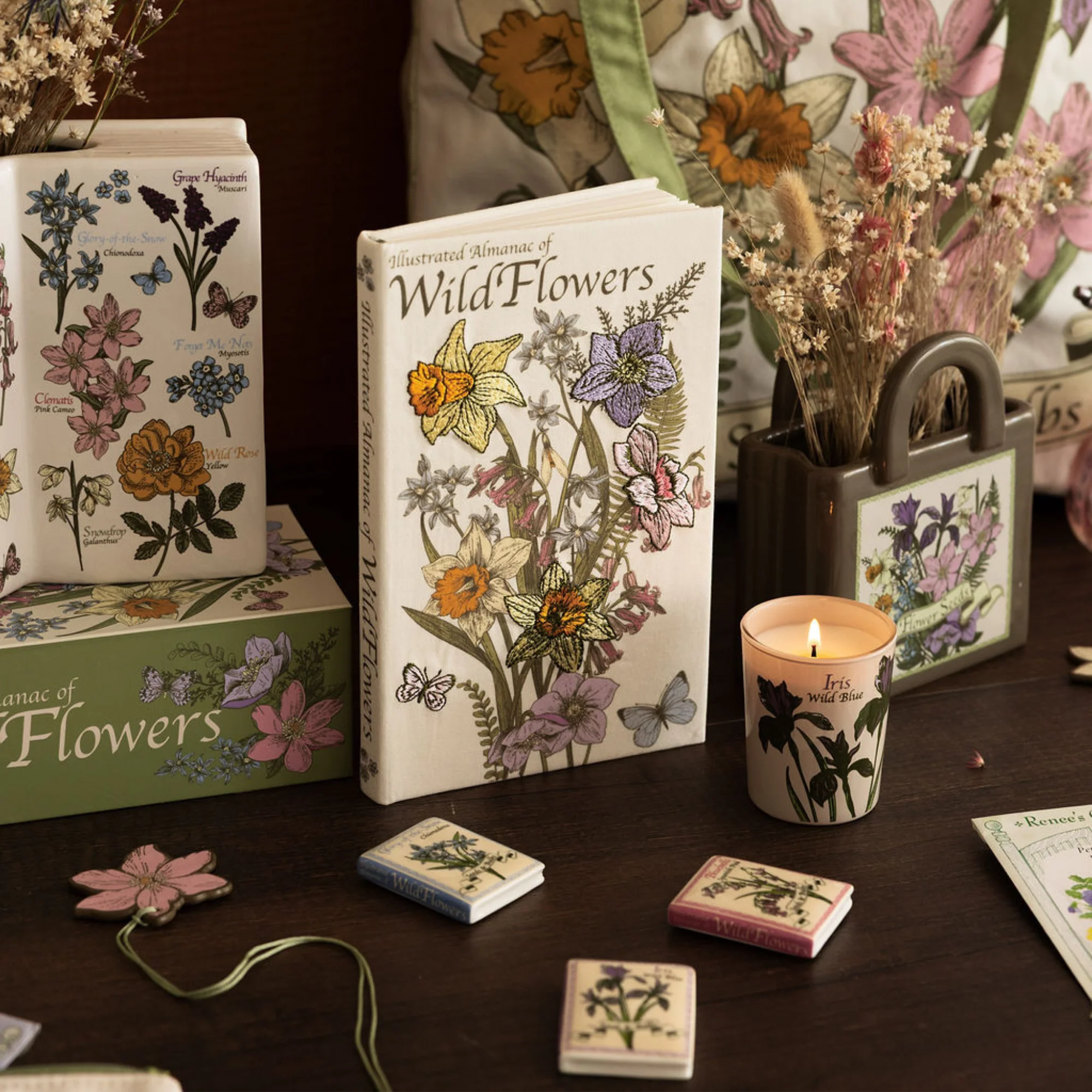 Embroidered Journal, Almanac of Wildflowers - Image 6