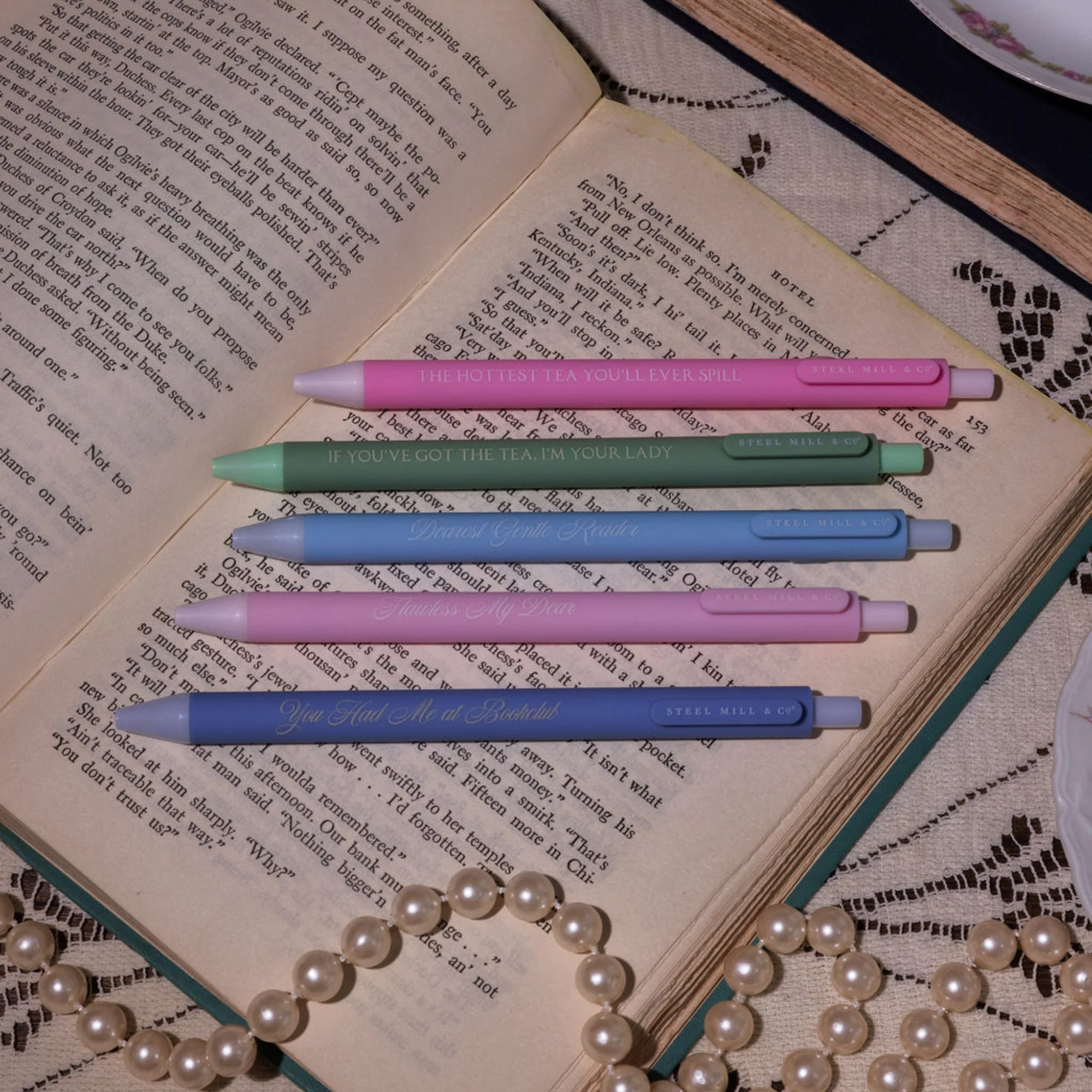 Gel Pen Set, Book Club Tea Party - Image 4