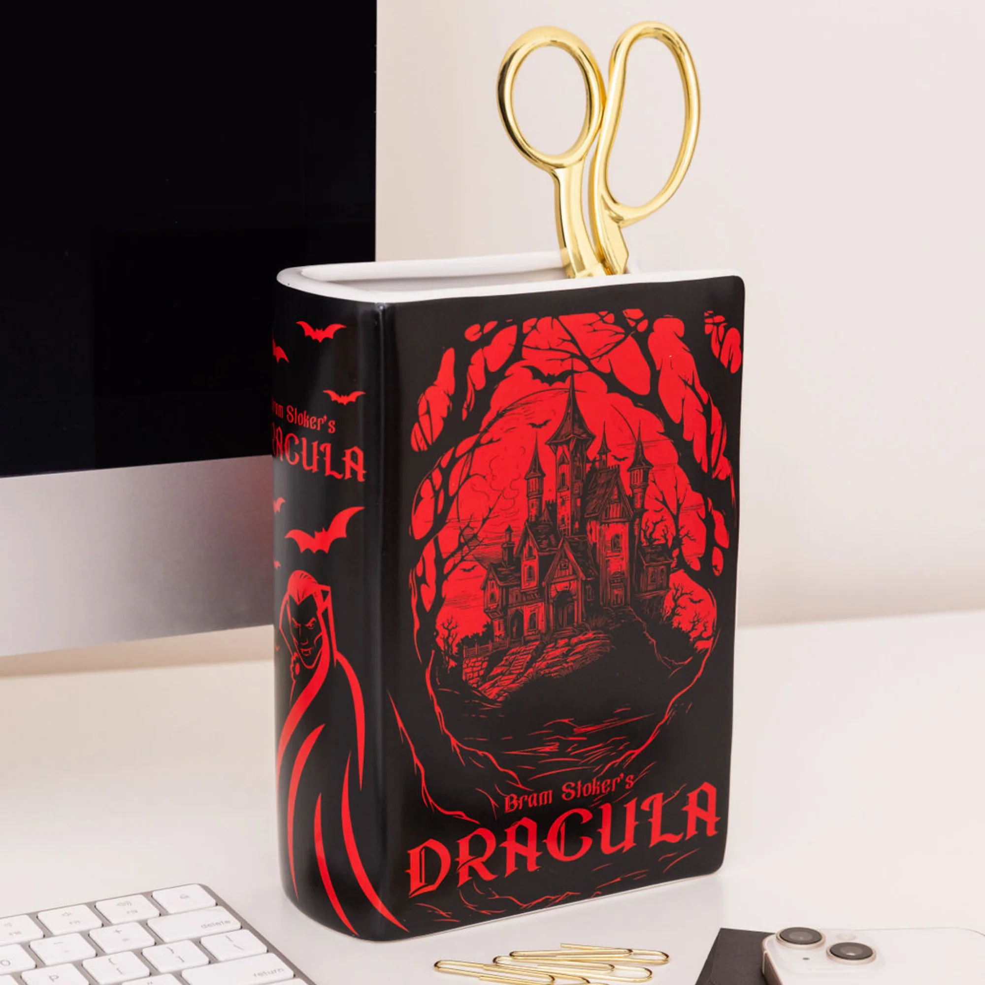 Large Book Vase, Dracula - Image 6