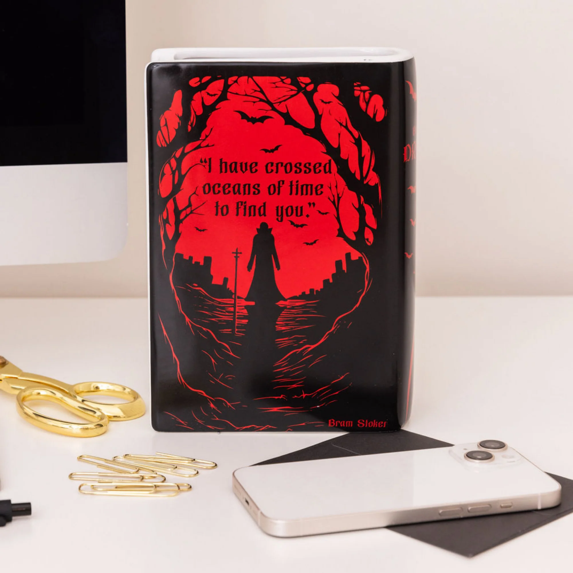 Large Book Vase, Dracula - Image 7