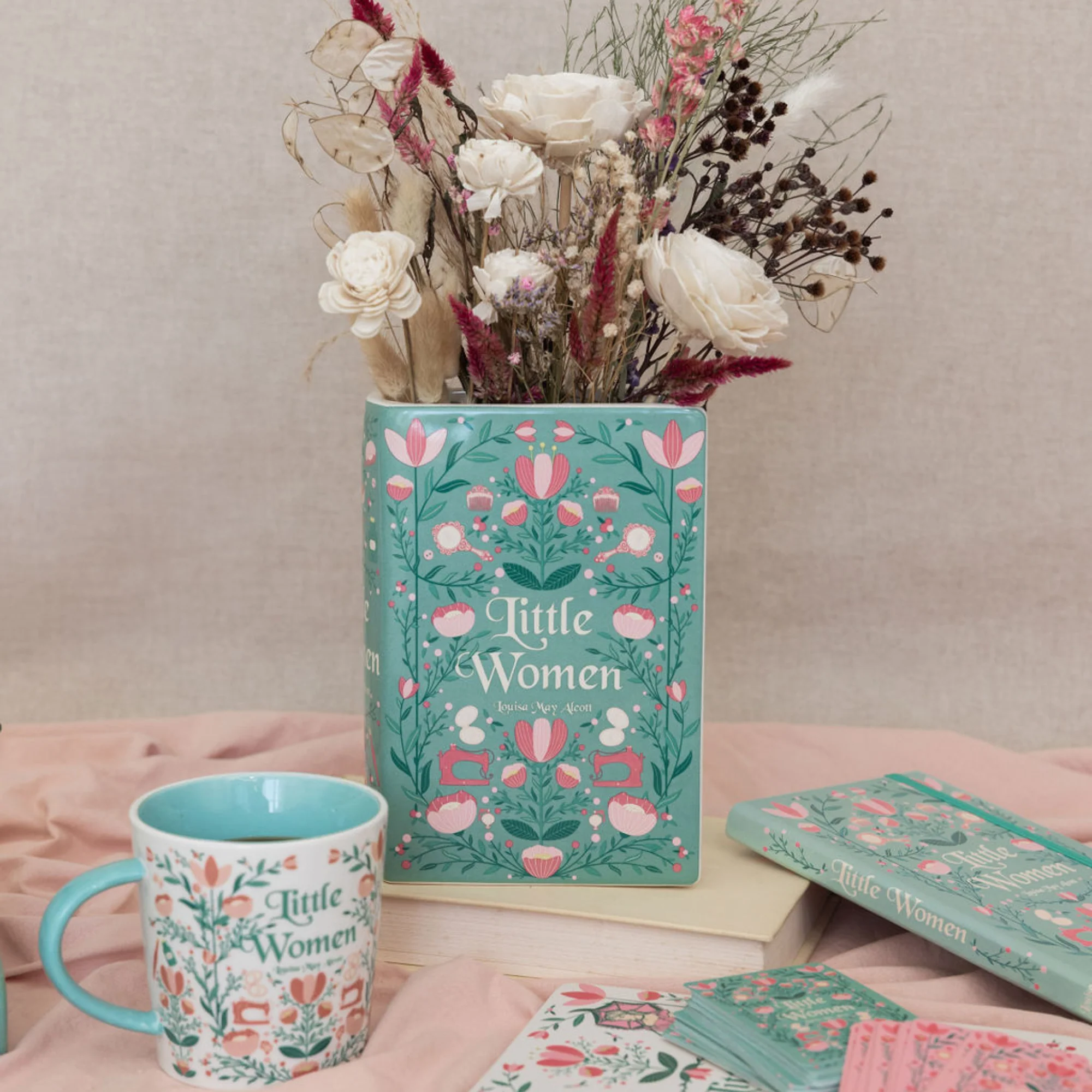Large Book Vase, Little Women - Image 4
