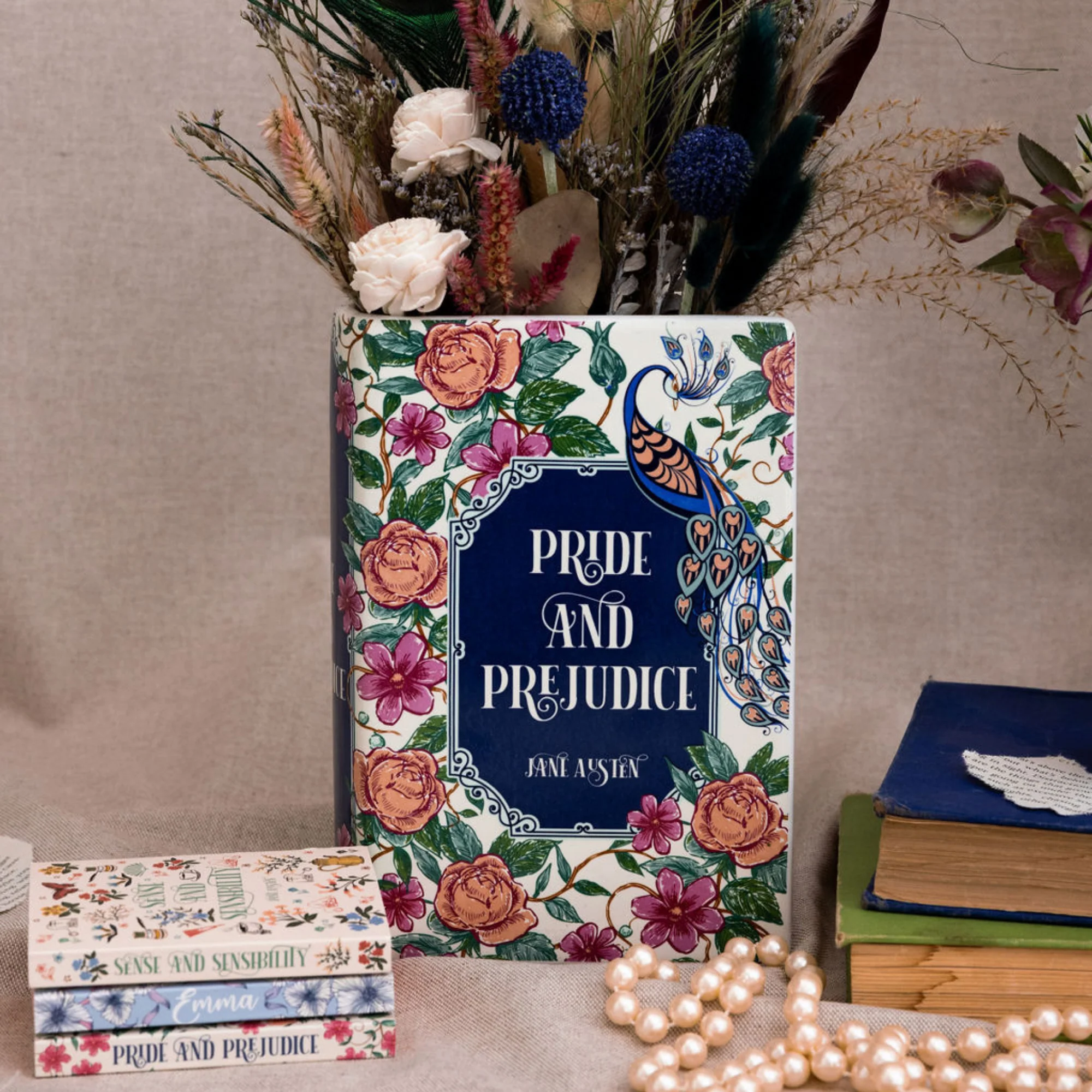 Large Book Vase, Pride and Prejudice - Image 3
