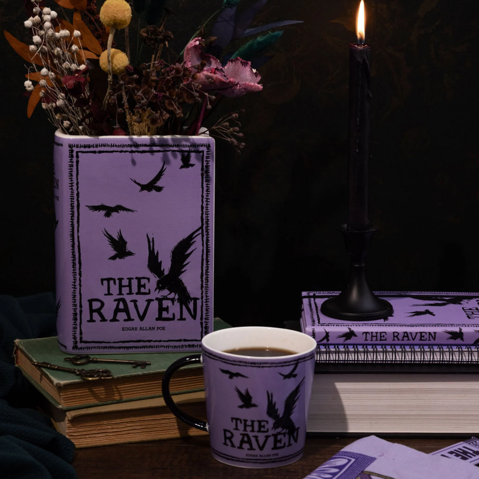 Large Book Vase, The Raven - Image 5