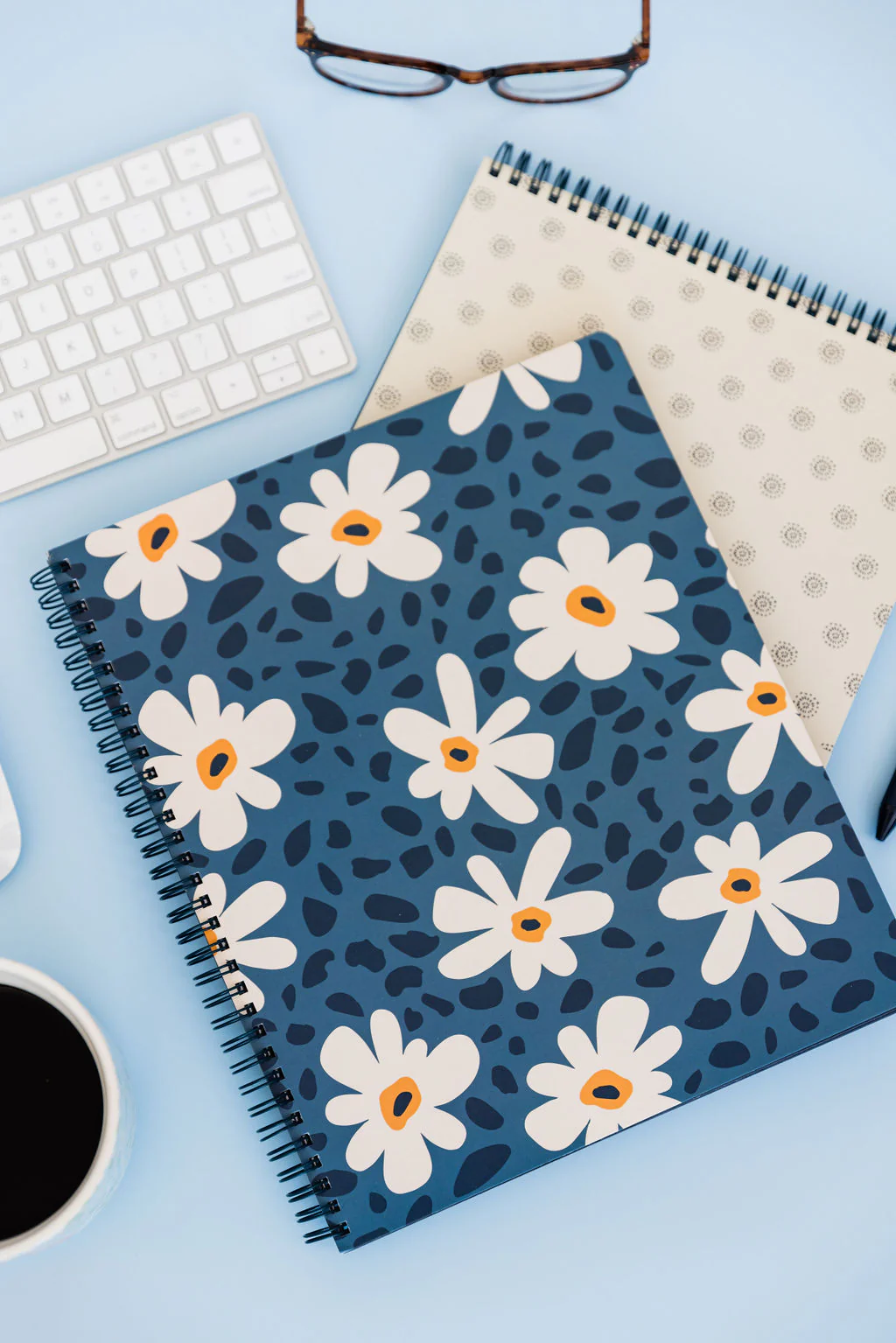Large Notebook, Leopard Daisy - Image 4