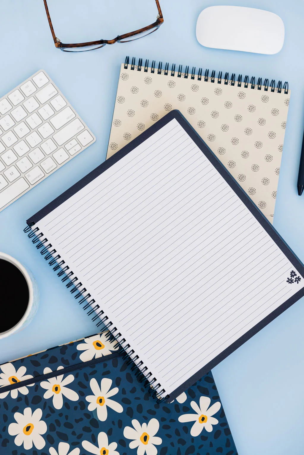 Large Notebook, Leopard Daisy - Image 5