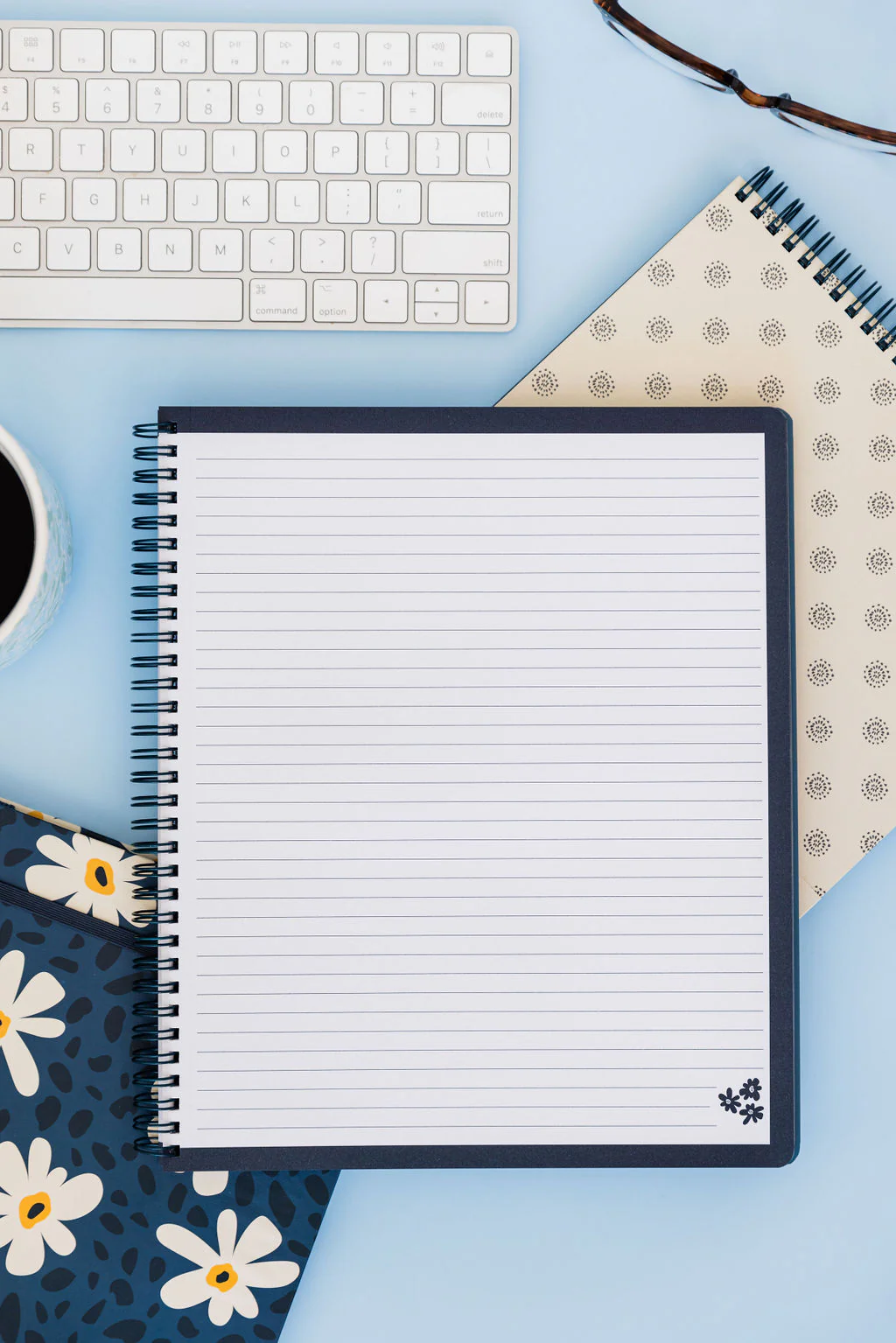 Large Notebook, Leopard Daisy - Image 6