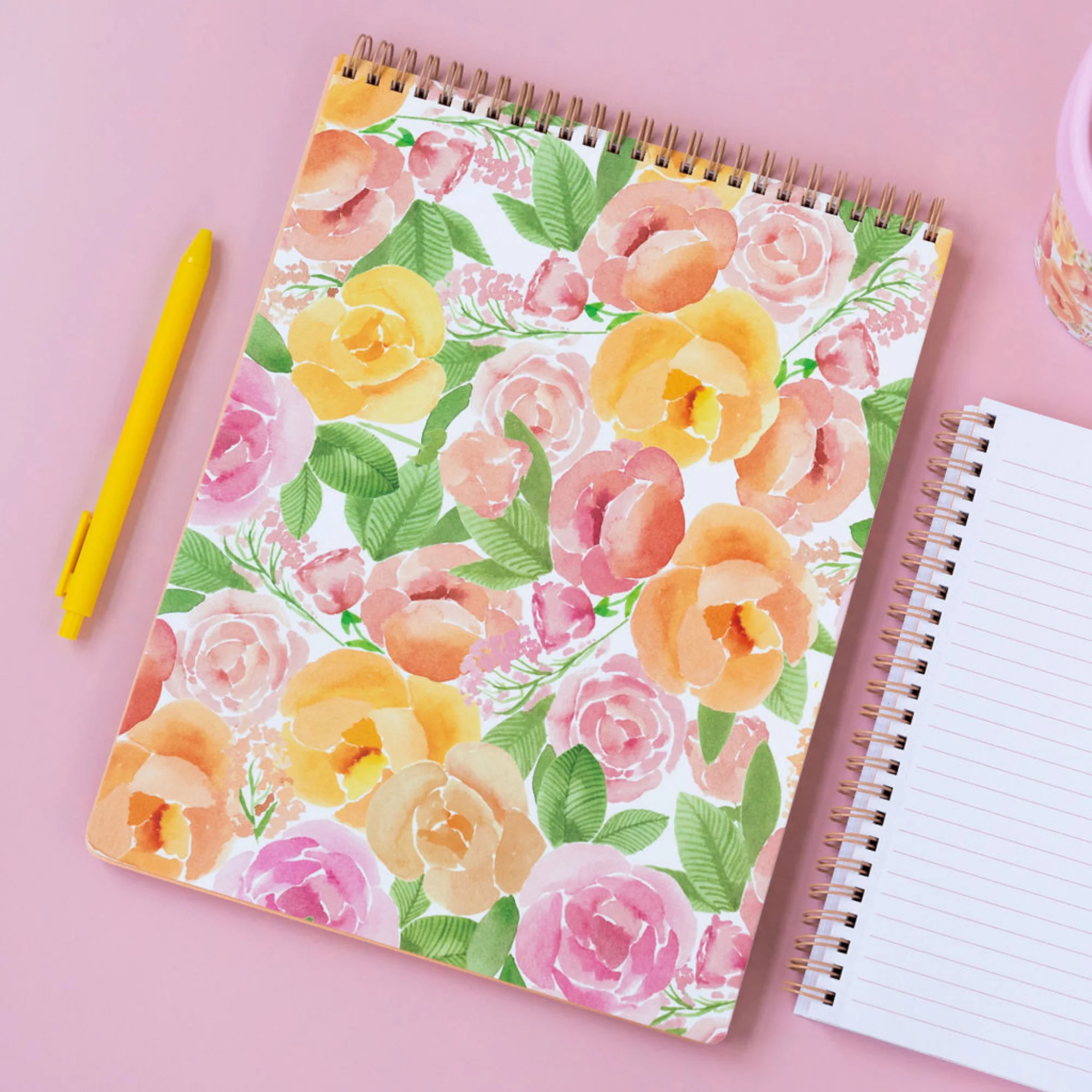 Large Top Spiral Notebook, Full Posey - Image 3