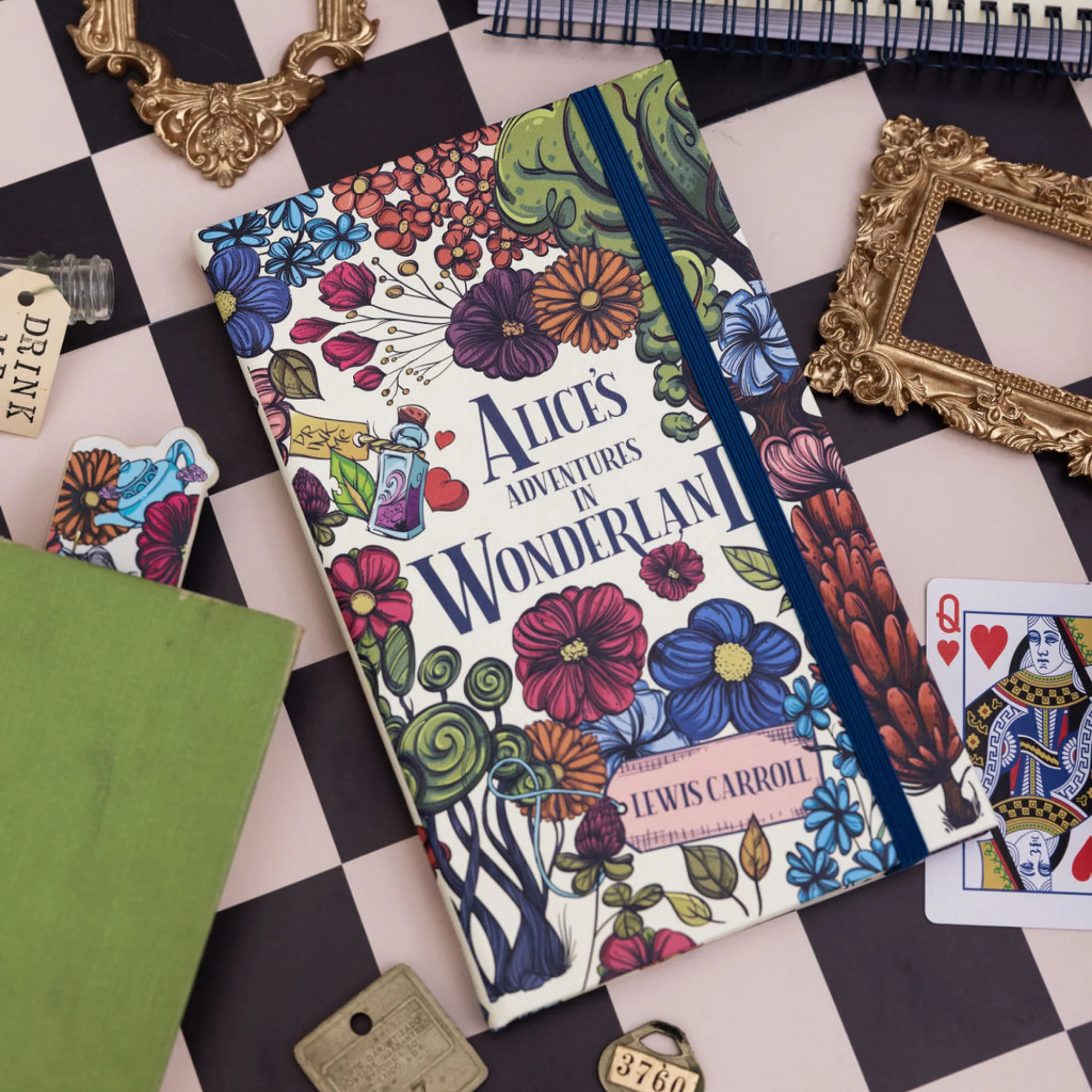 Vegan Leather Journal, Alice's Adventures in Wonderland - Image 4