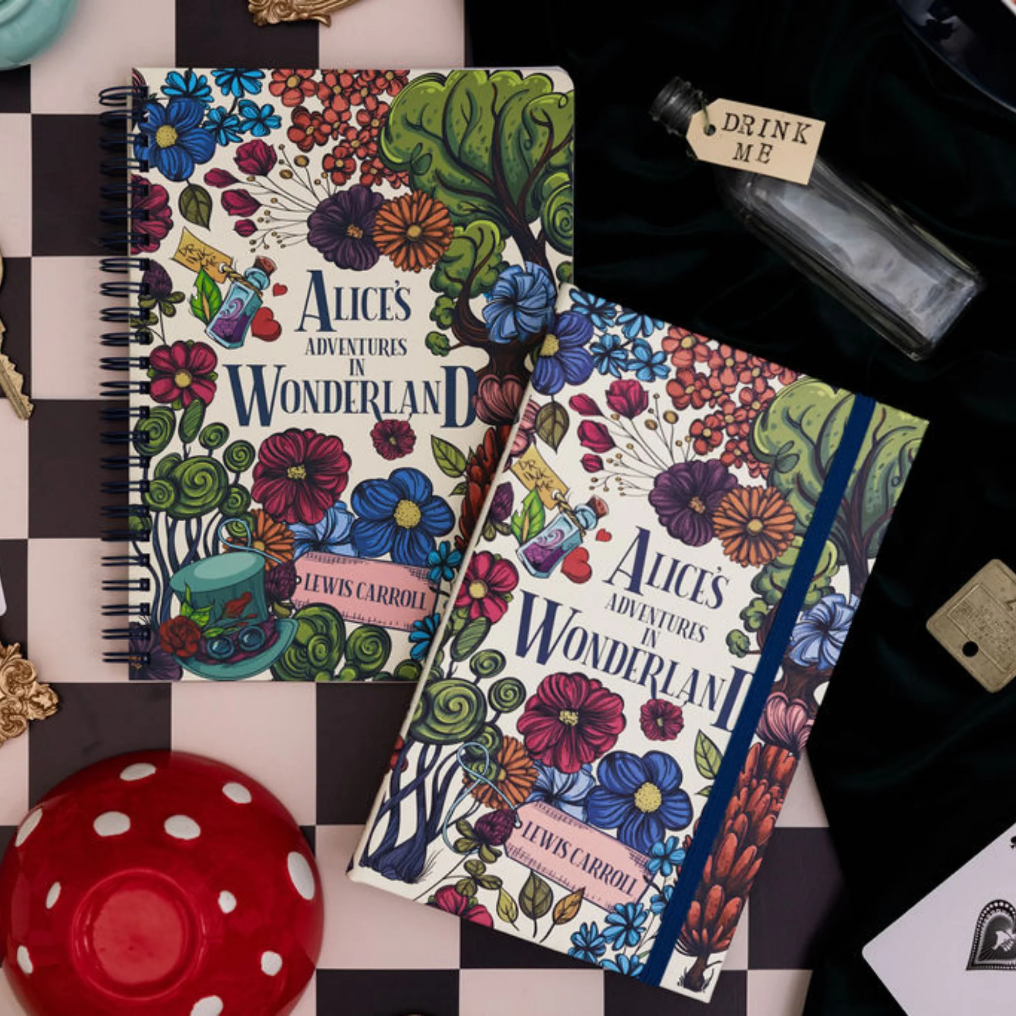 Vegan Leather Journal, Alice's Adventures in Wonderland - Image 5