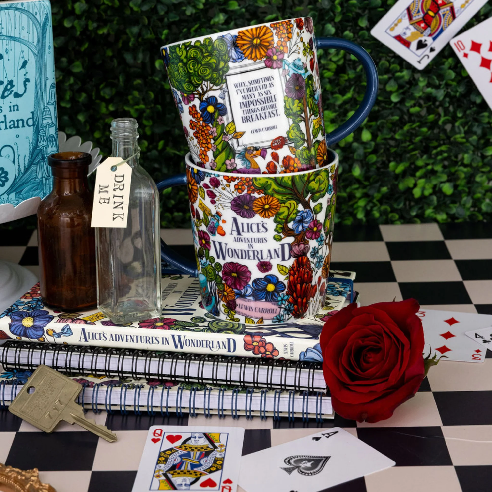 Vegan Leather Journal, Alice's Adventures in Wonderland - Image 7