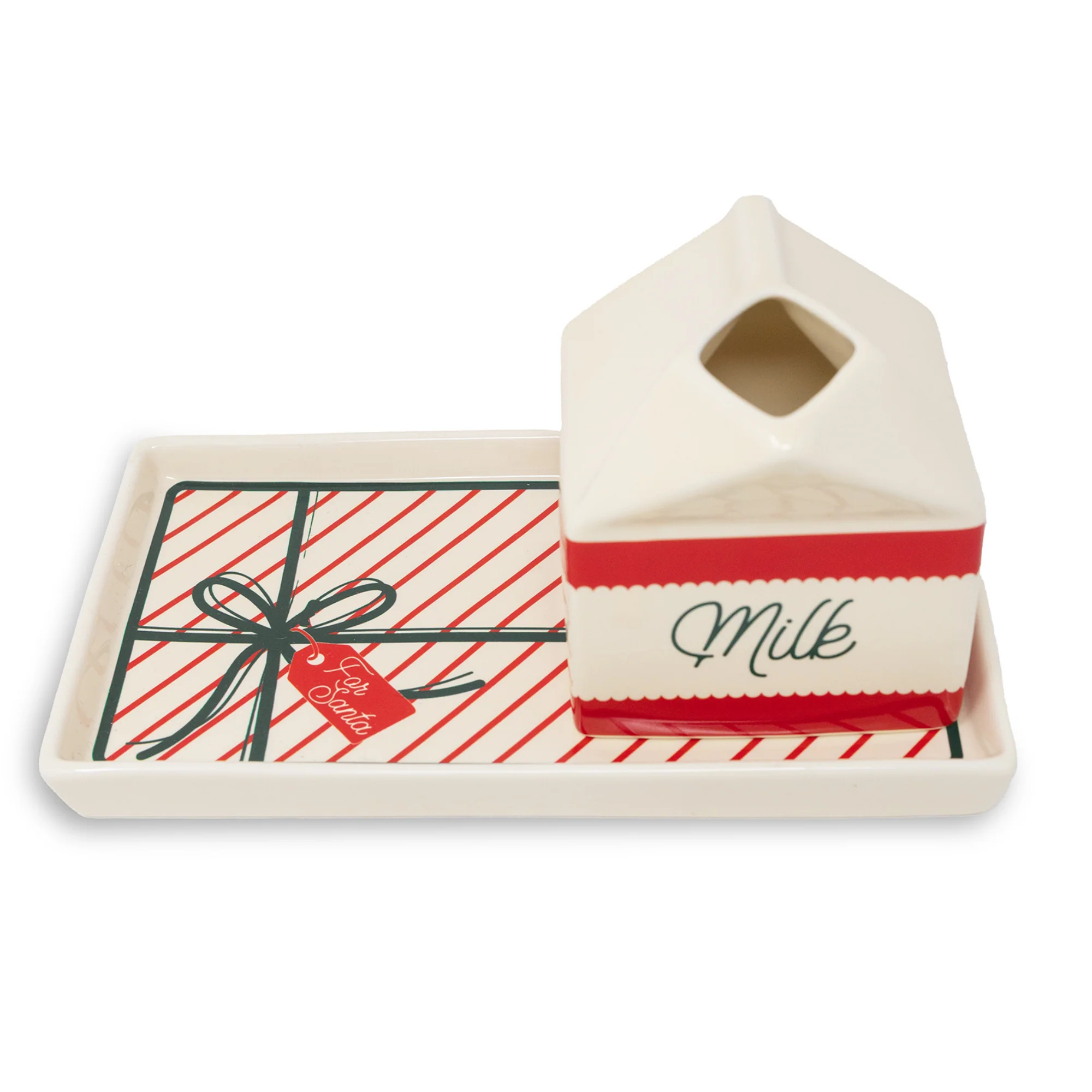 Milk and Cookies Set, Bow