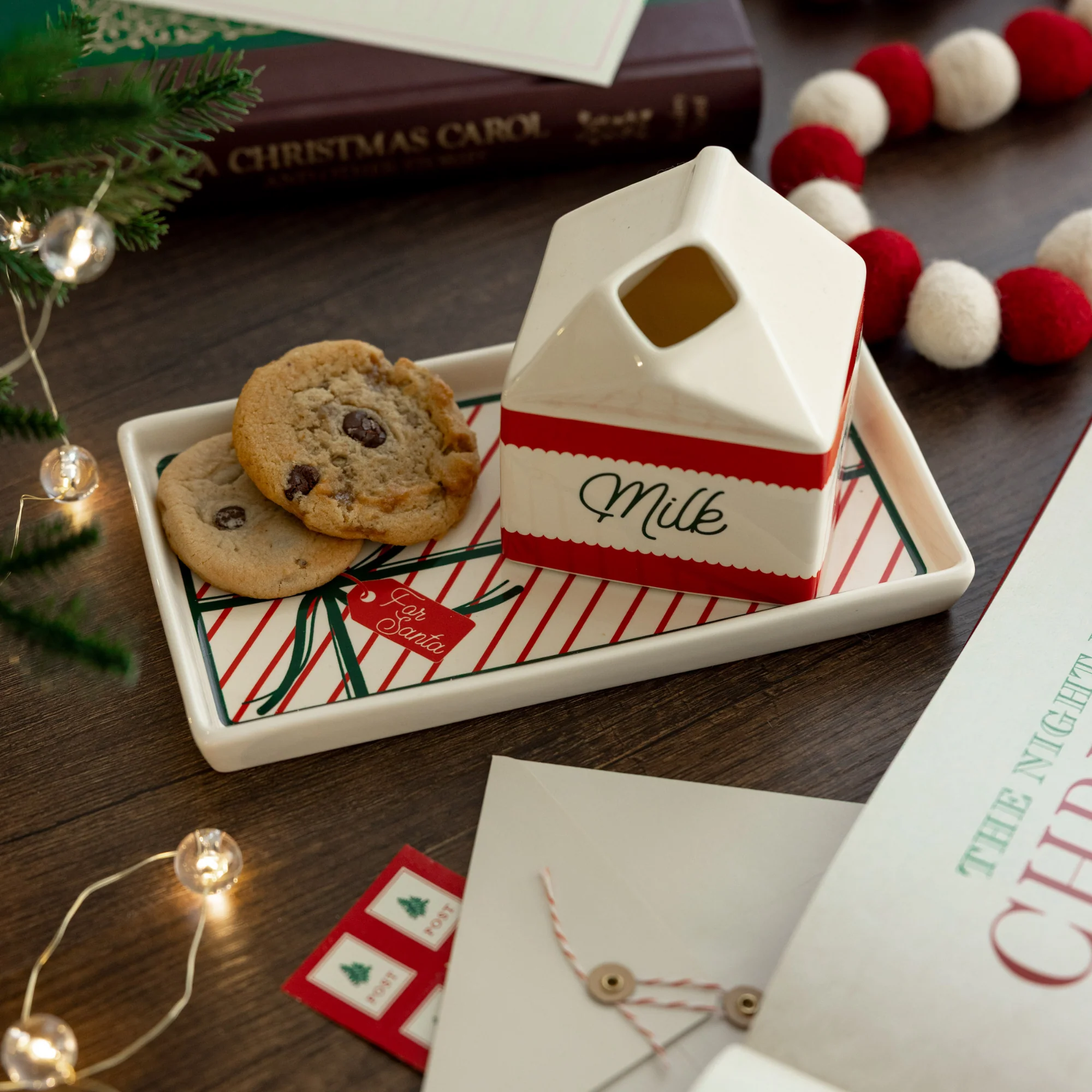 Milk and Cookies Set, Bow - Image 6