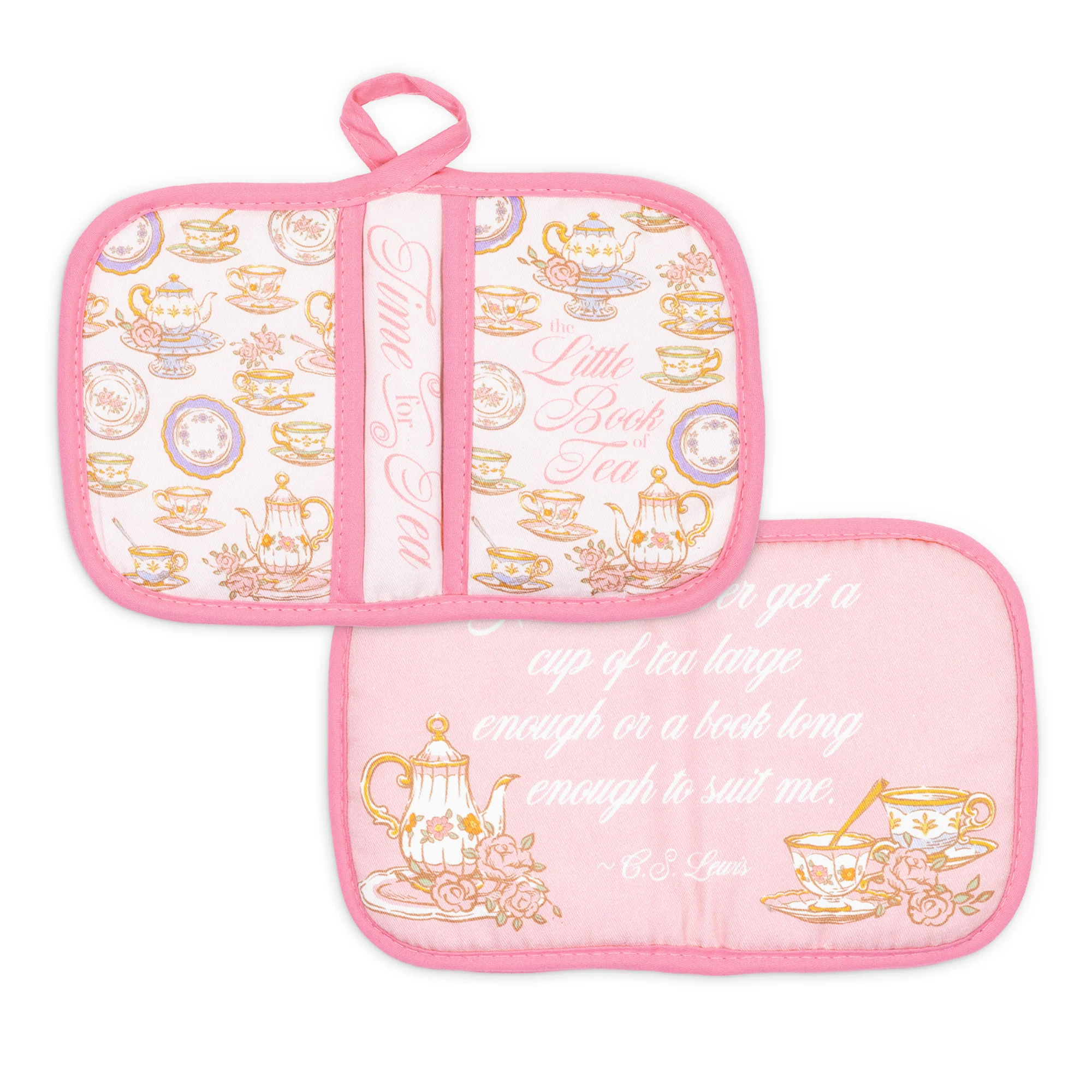Mini Book Potholder Set, Tea - Image 3