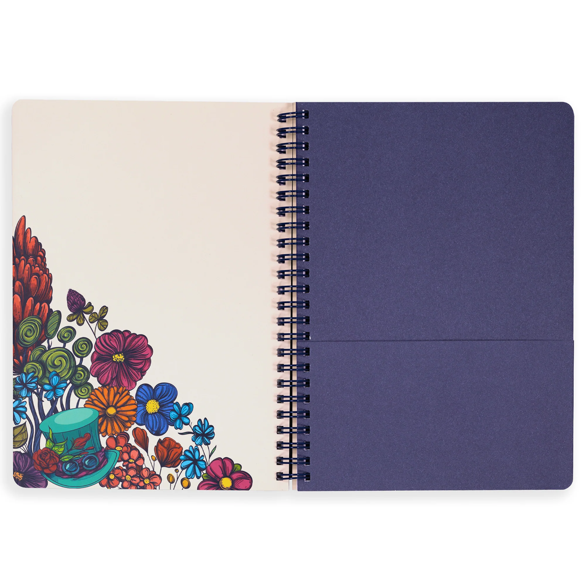 Mini Notebook, Alice's Adventures in Wonderland (Floral Nonsense) - Image 3
