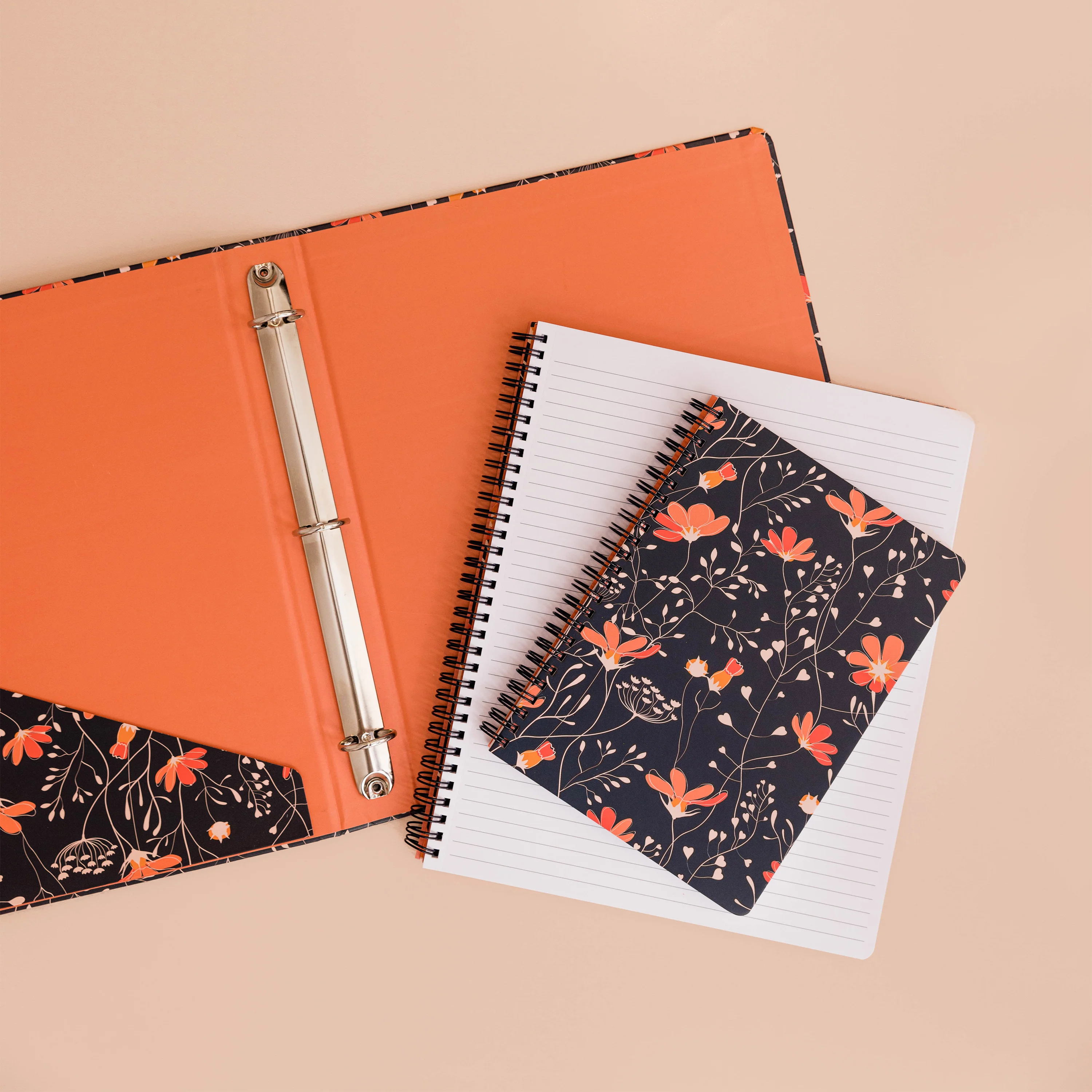 Mini Notebook, Floral Vines - Image 4