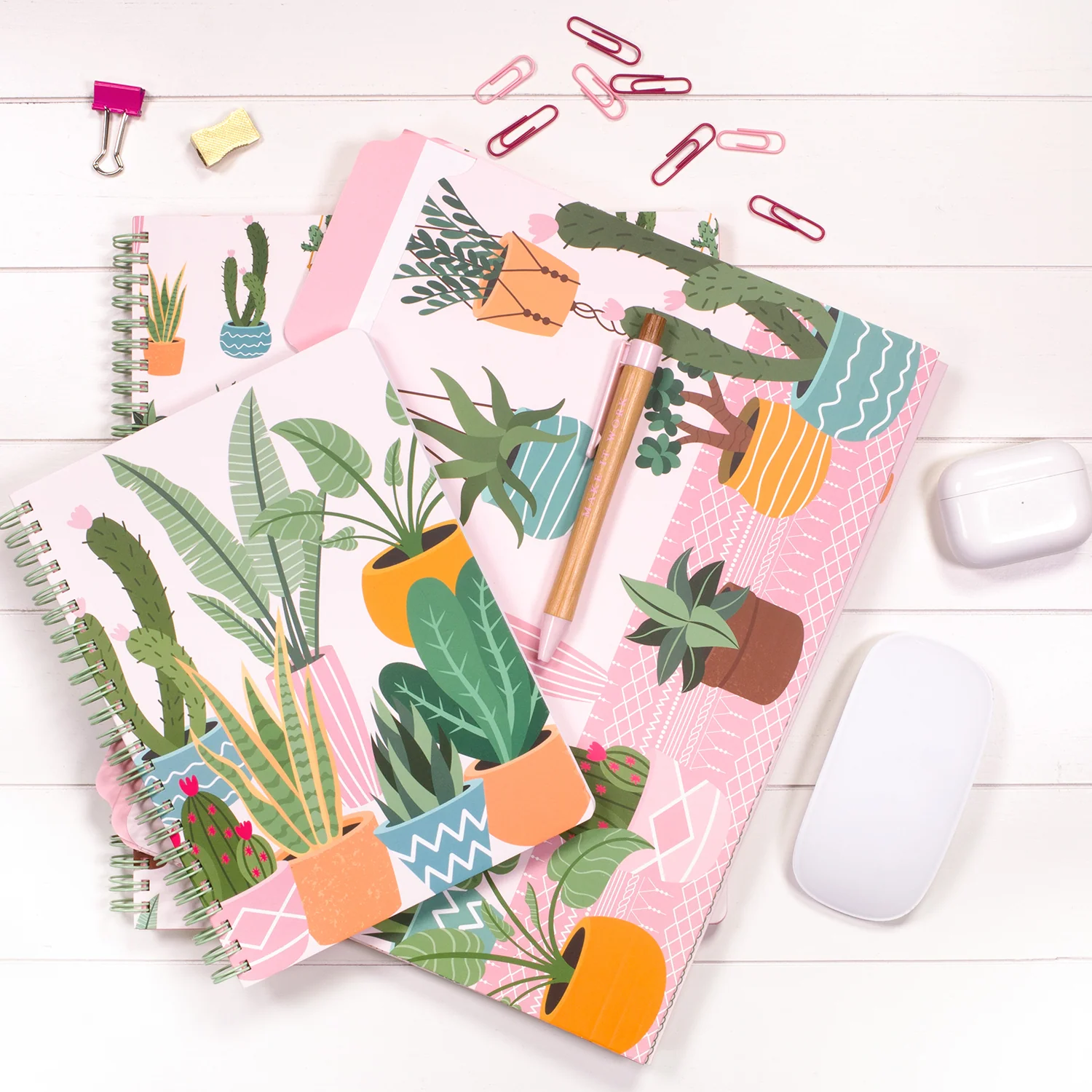 Mini Notebook, Succulents - Image 4