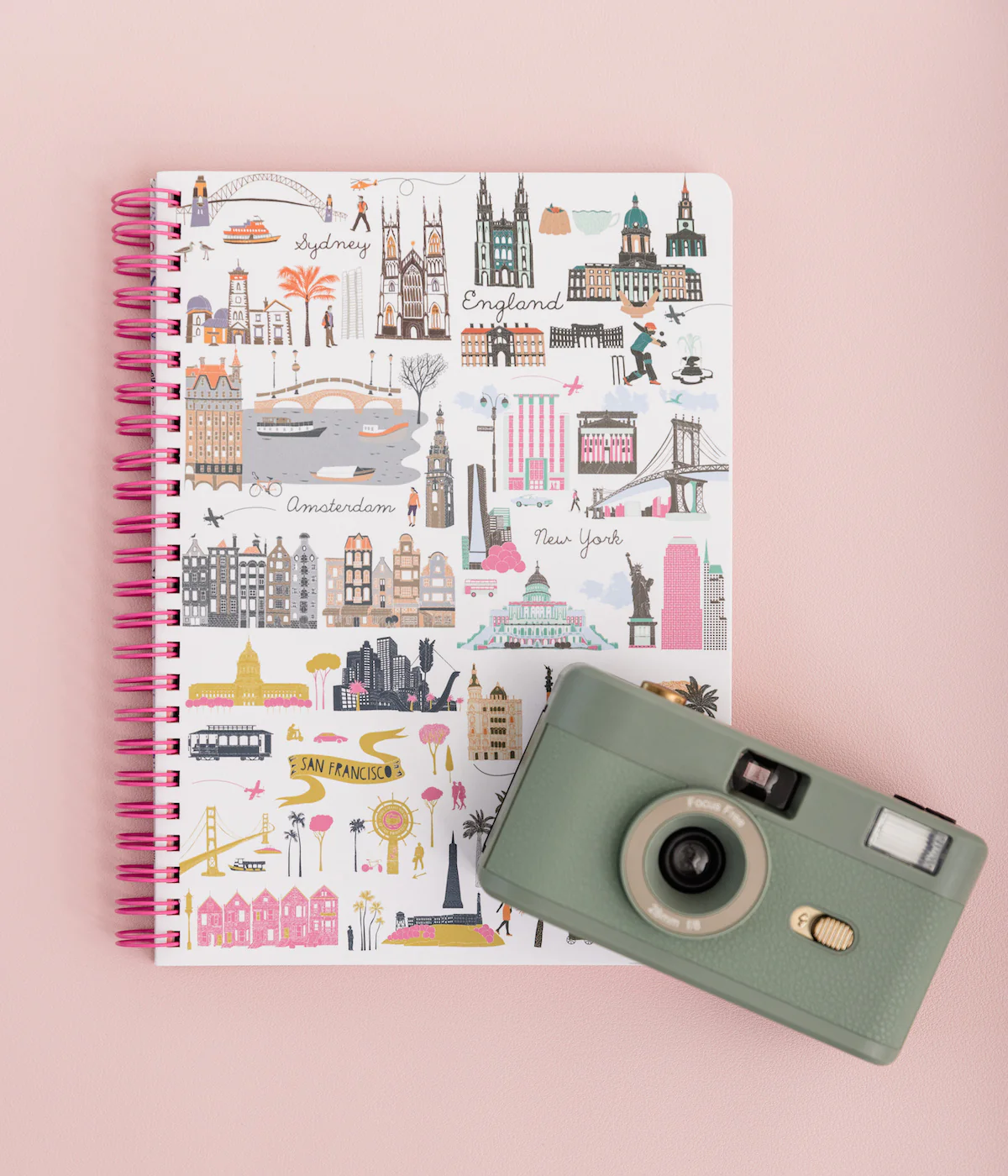 Mini Notebook, City Icons - Image 5