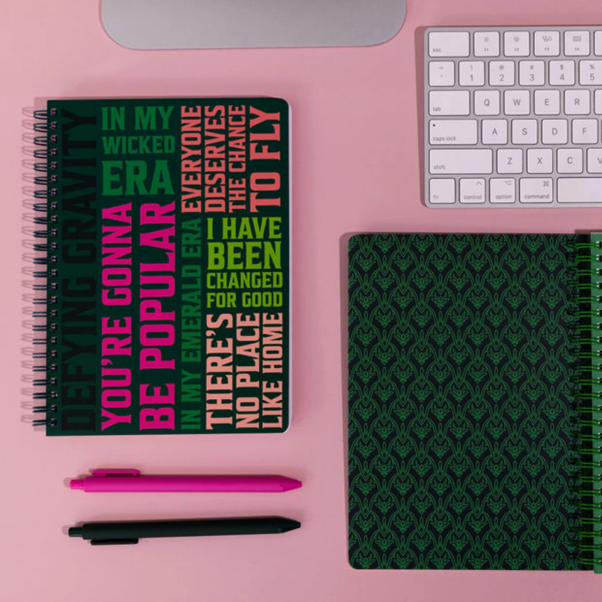 Mini Notebook, Wicked Word Art - Image 5