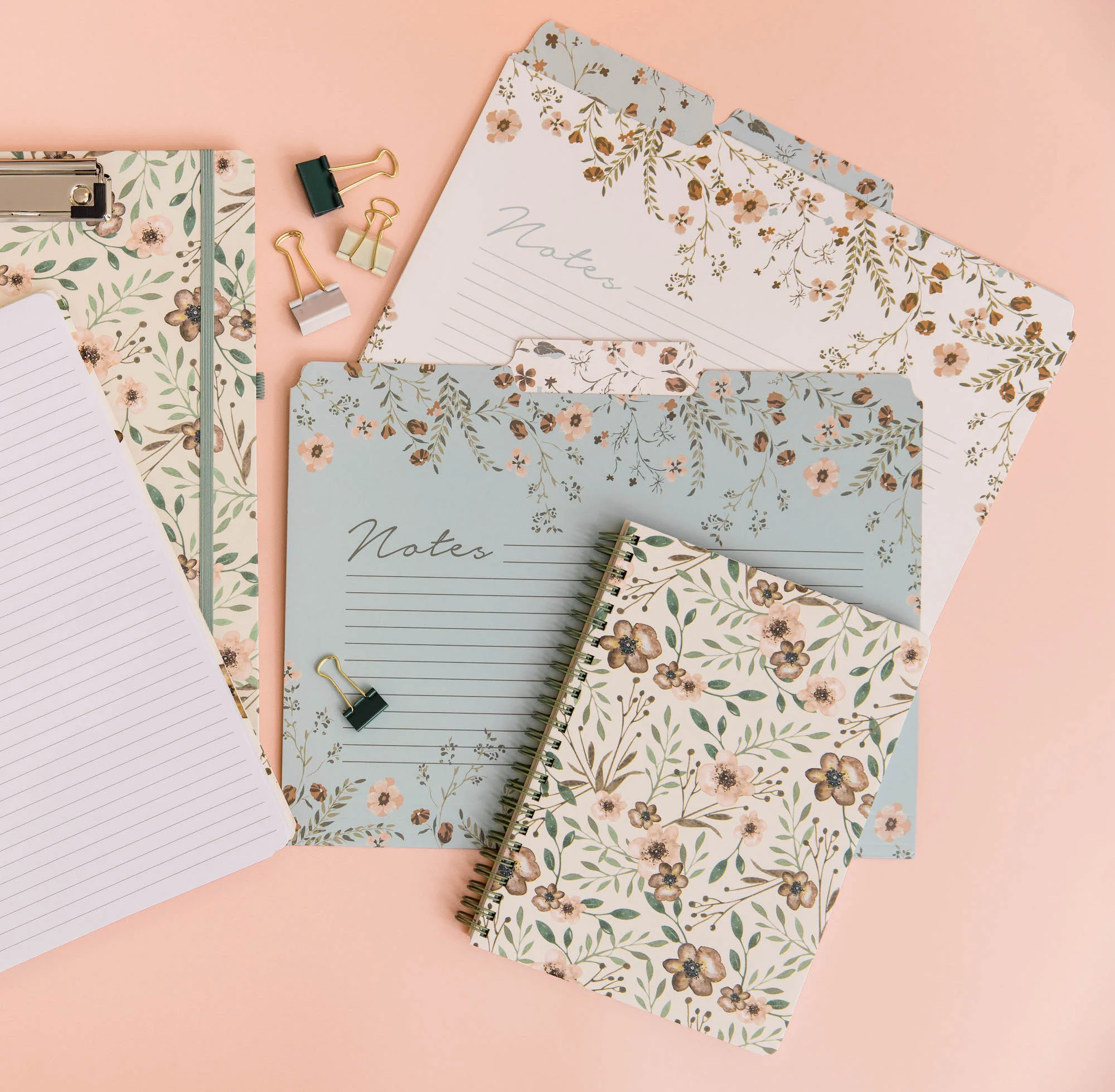 Mini Notebook, Woodland Floral - Image 3