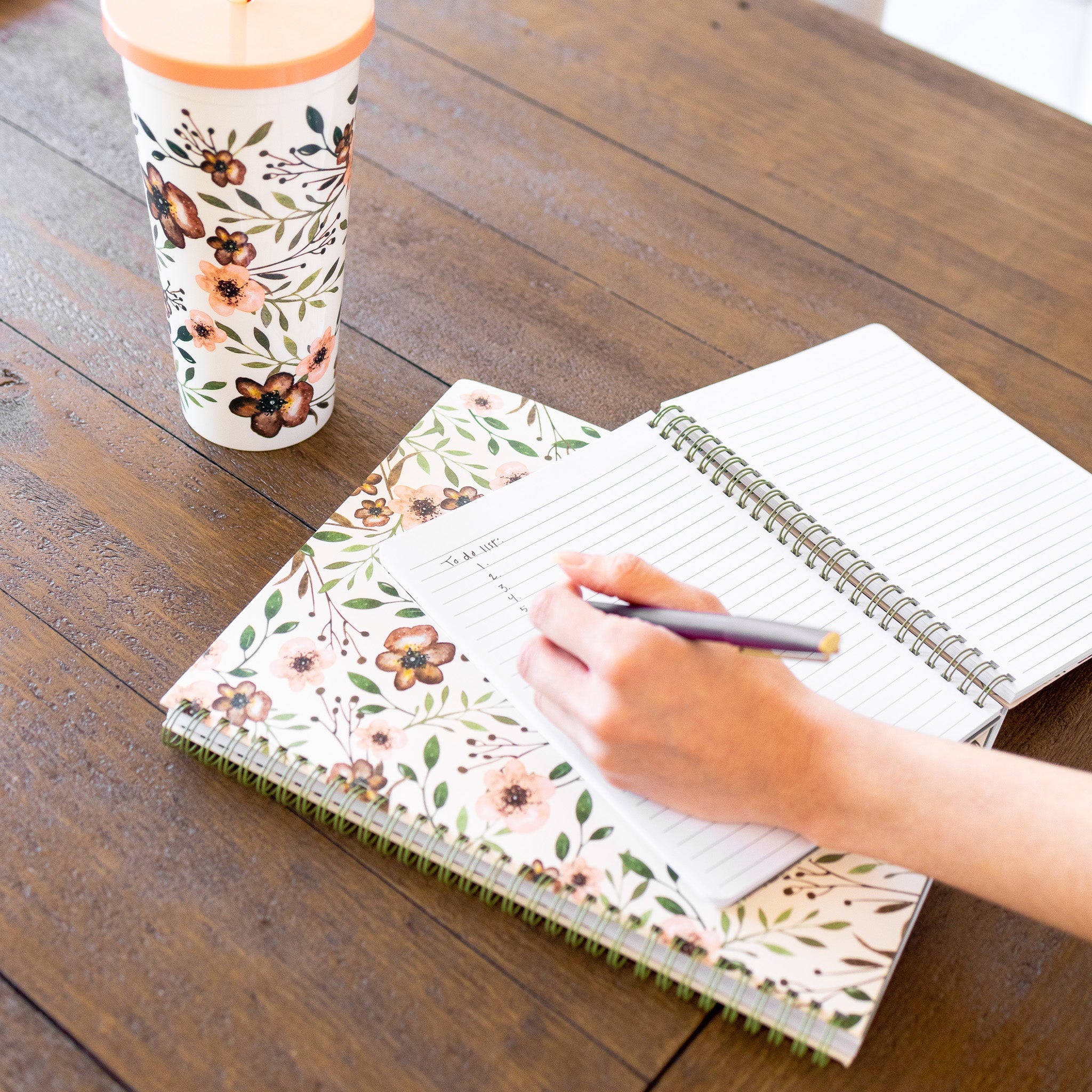 Mini Notebook, Woodland Floral - Image 5
