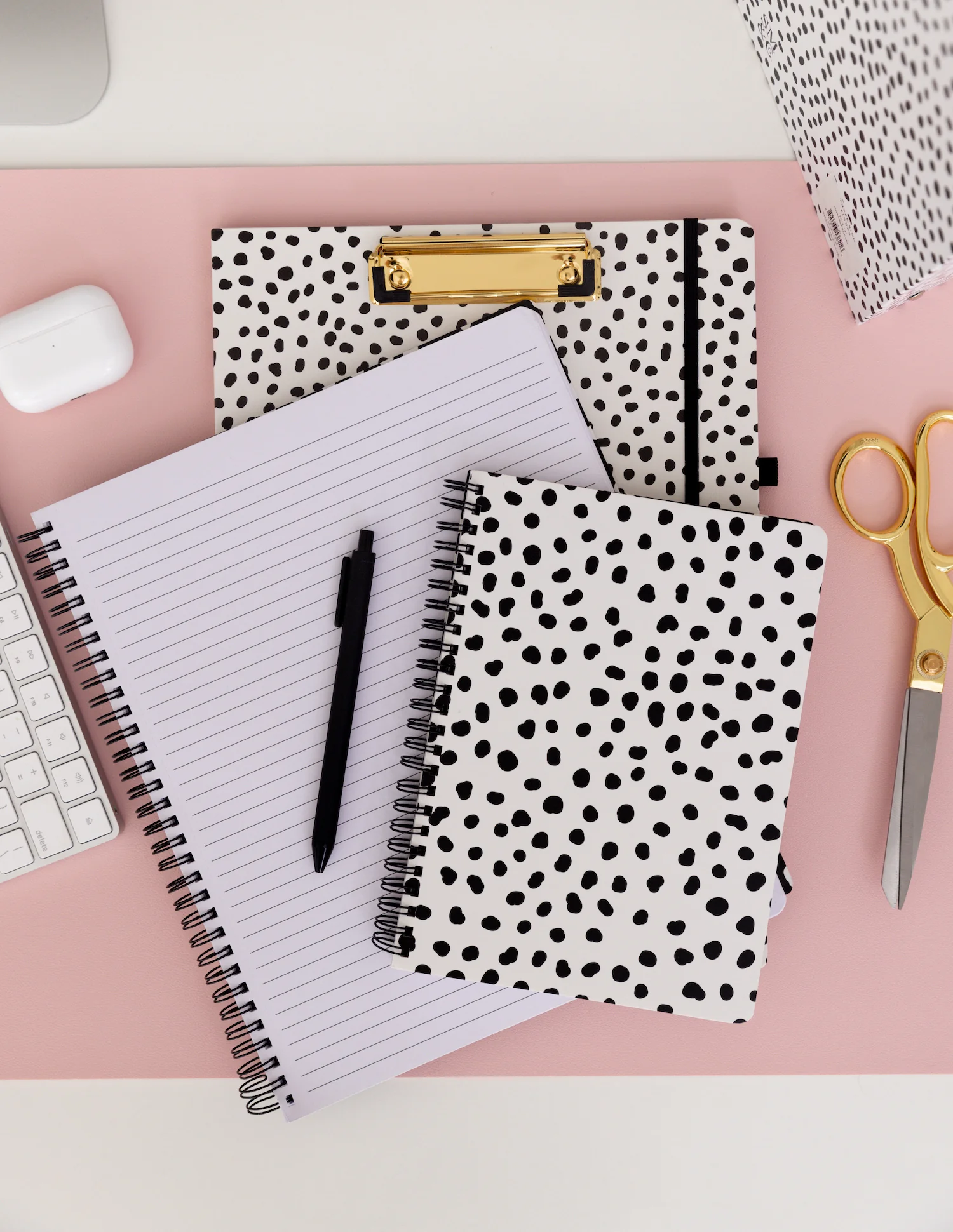 Large Notebook, Black Dots - Image 3