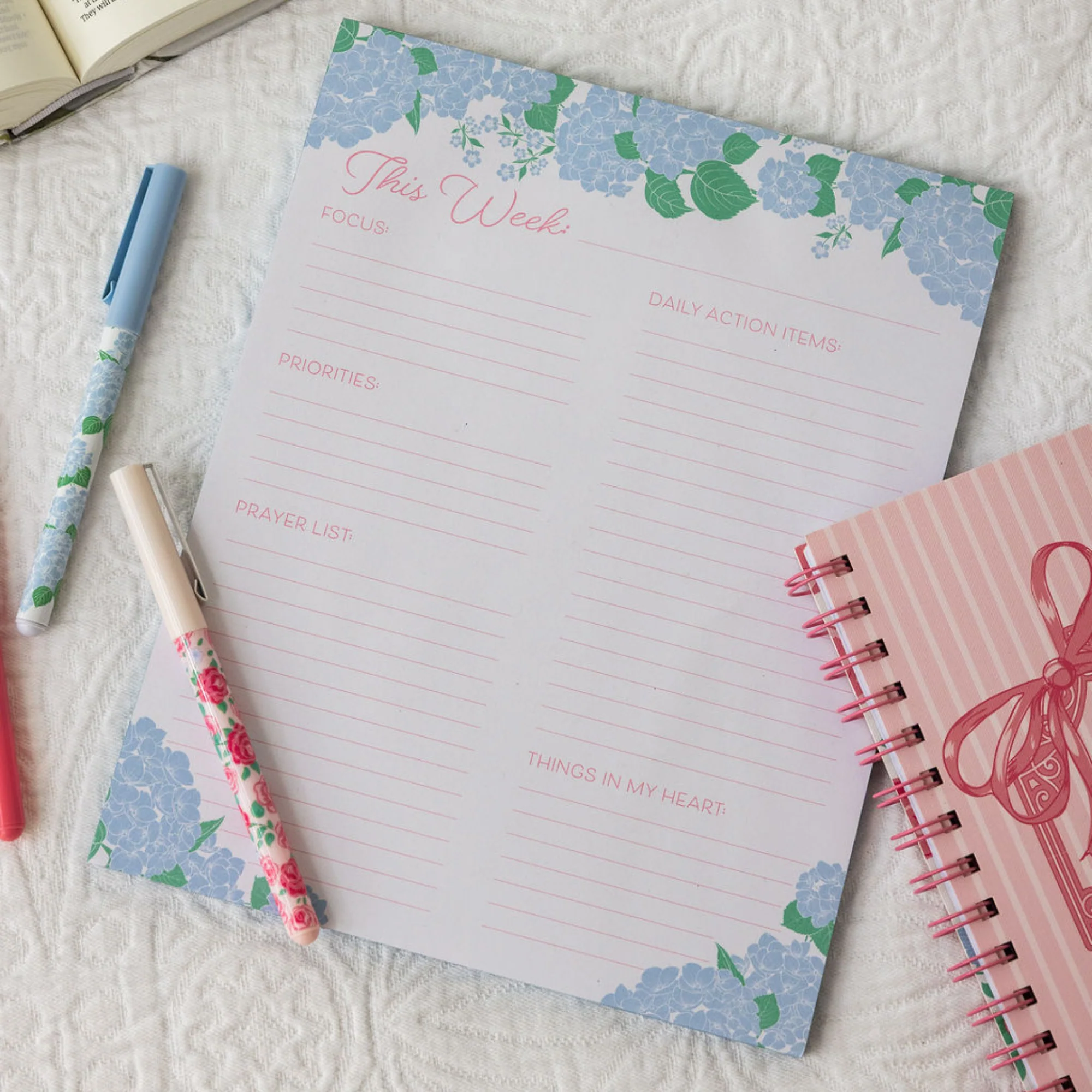Pen Set of 3, Faith and Florals - Image 3