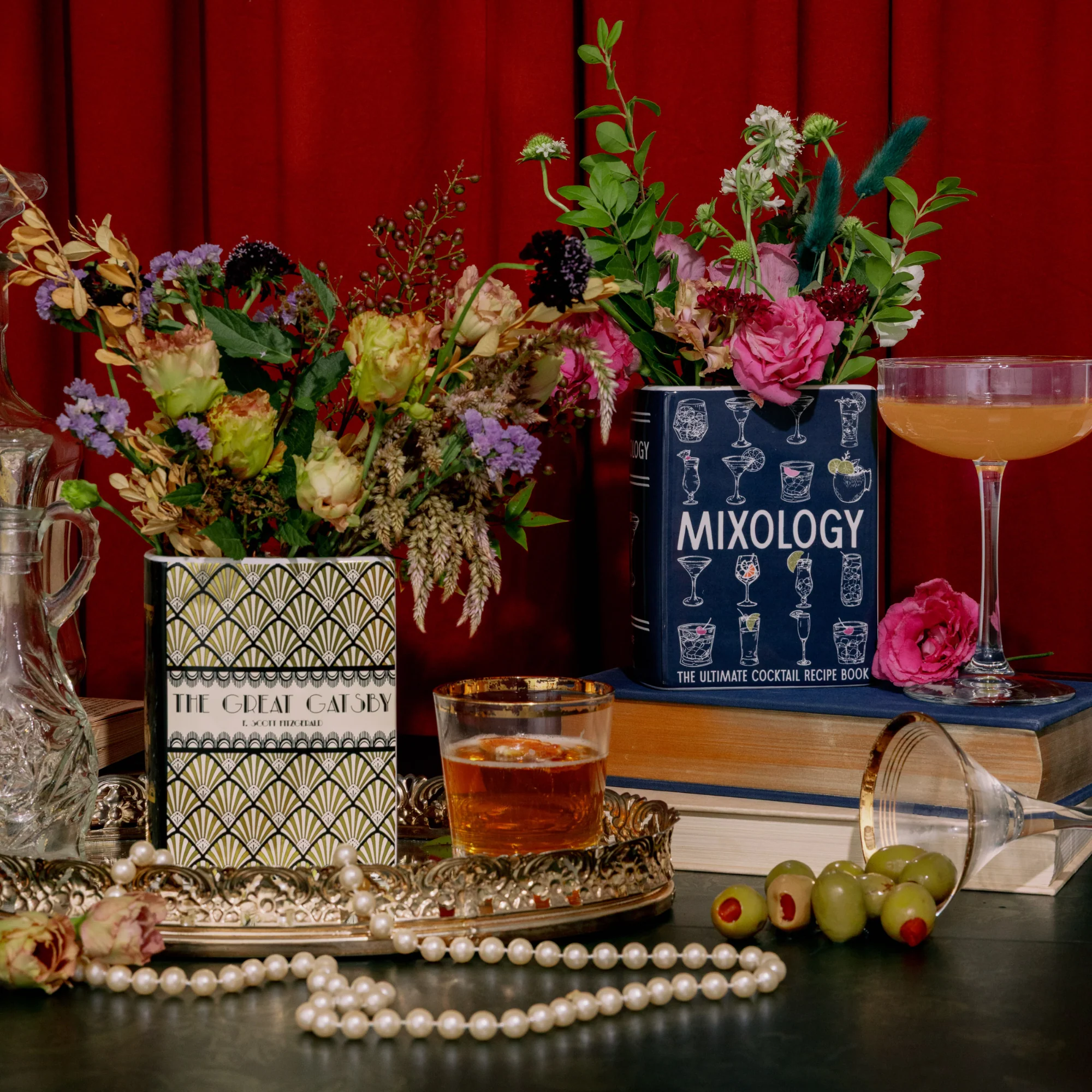 Small Book Vase, Great Gatsby - Image 5