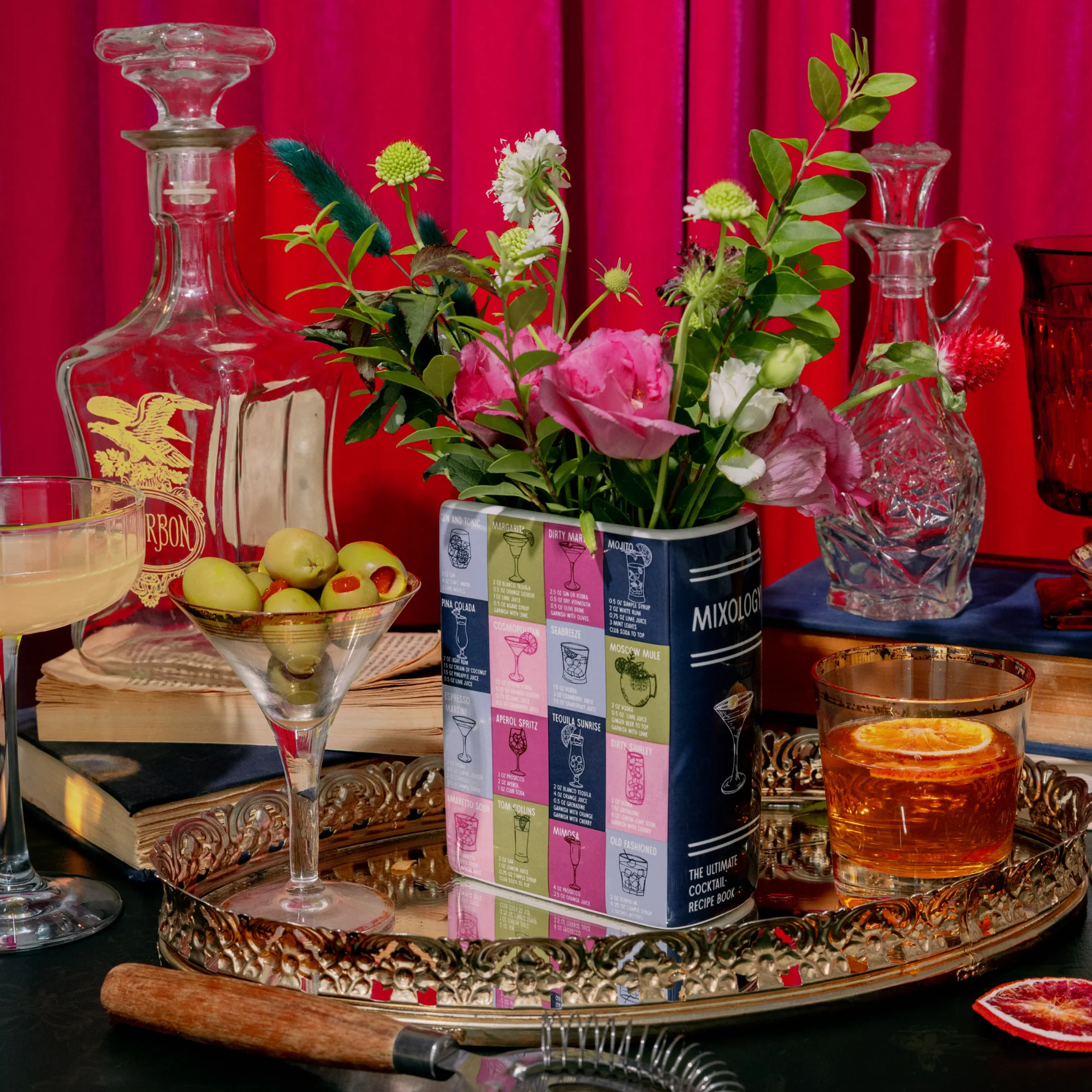 Small Book Vase, Mixology - Image 5