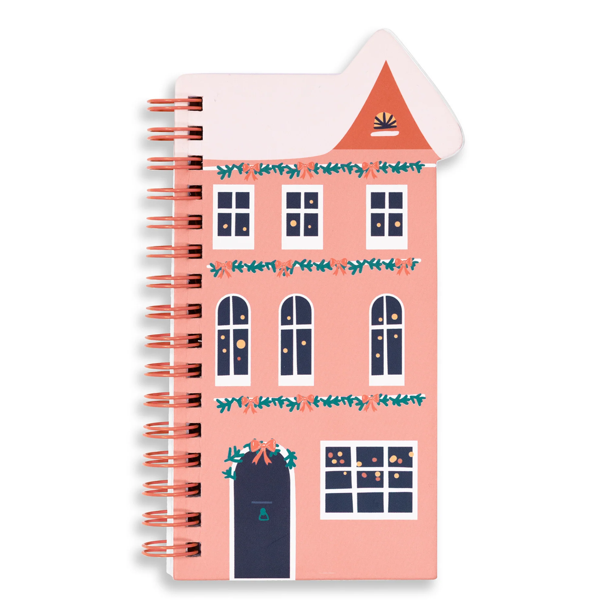 Spiral Notepad Set of 3, Holiday Village - Image 3