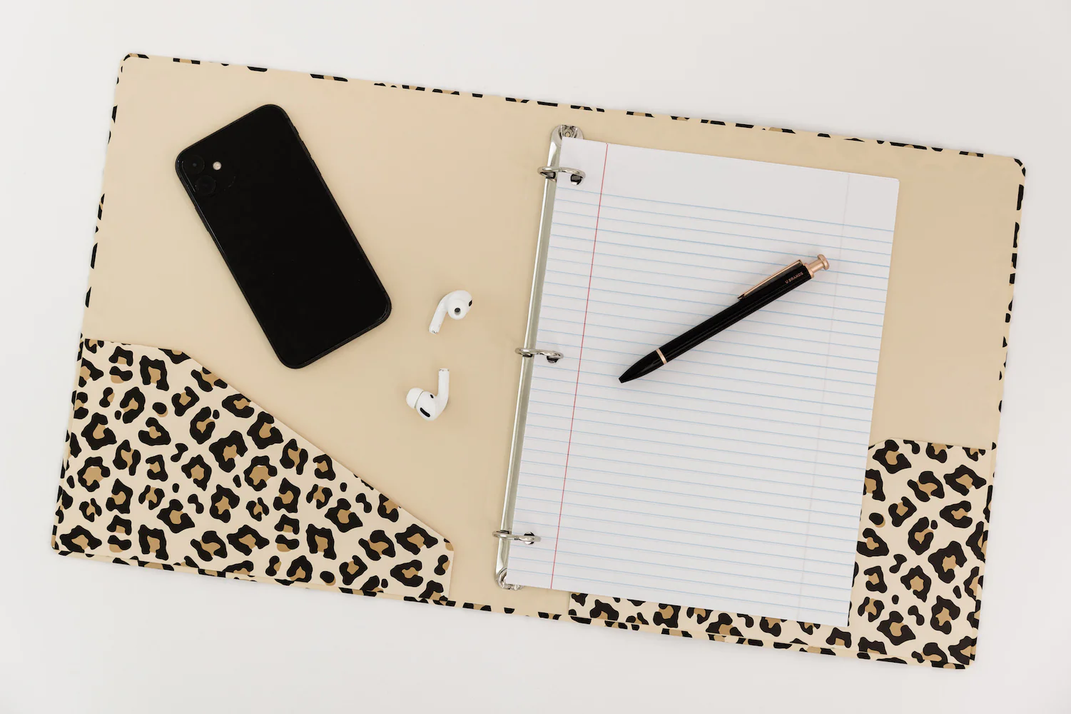 Three Ring Binder, Leopard - Image 3